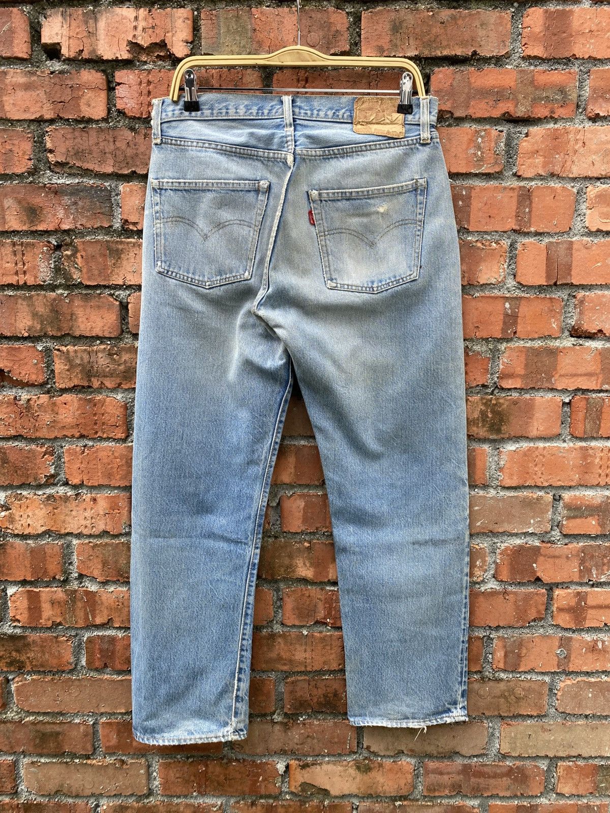 Levi's Vintage Clothing × Vintage W33x29.5 vintage levi's 501 redline 80s made in USA Size US 33 - 2 Thumbnail