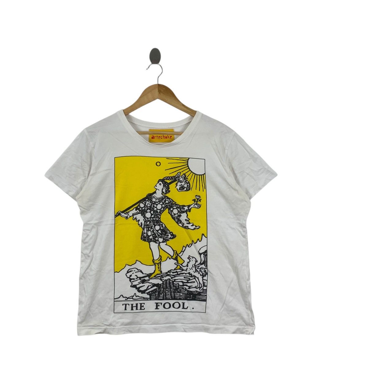 Other Vintage ARTECHOKE THE FOOL Tarot Card Illustration Tee Size L / US 10 / IT 46 - 3 Thumbnail