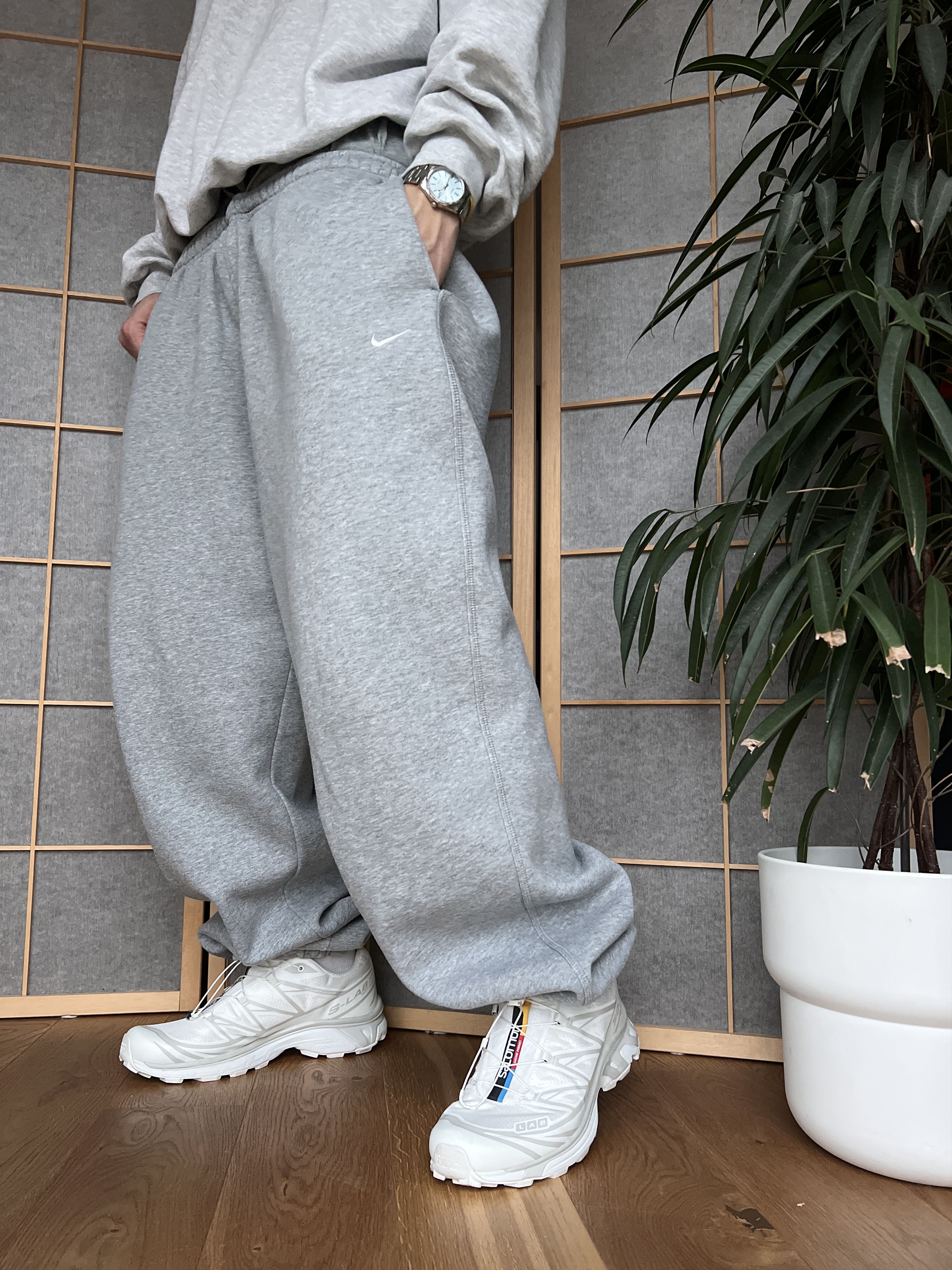Nike Baggy Nike vintage 00s blanc wide sweatpants rap y2k joggers Size US 36 / EU 52 - 11 Thumbnail
