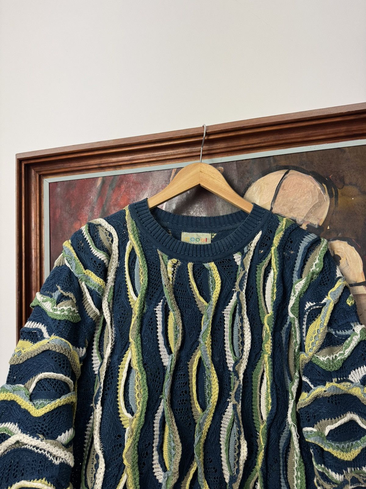 Coogi Vintage 90s Coogi Knit Sweater Rap Notorious Big Rare Hype Size US L / EU 52-54 / 3 - 3 Thumbnail