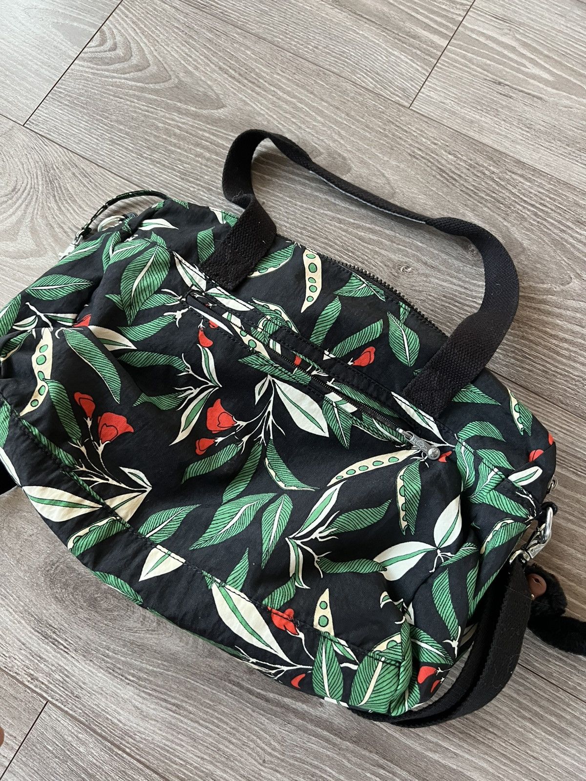 Designer ‼️Kipling with Monkey “Davina” Forest Motives Shoulders Bag‼️ Size ONE SIZE - 22 Thumbnail