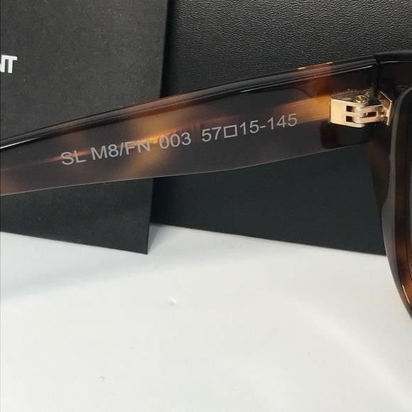 Yves Saint Laurent 💯- New Authentic Saint Laurent SLM8 Cat Eye Havana Brown Fr Size ONE SIZE - 3 Thumbnail