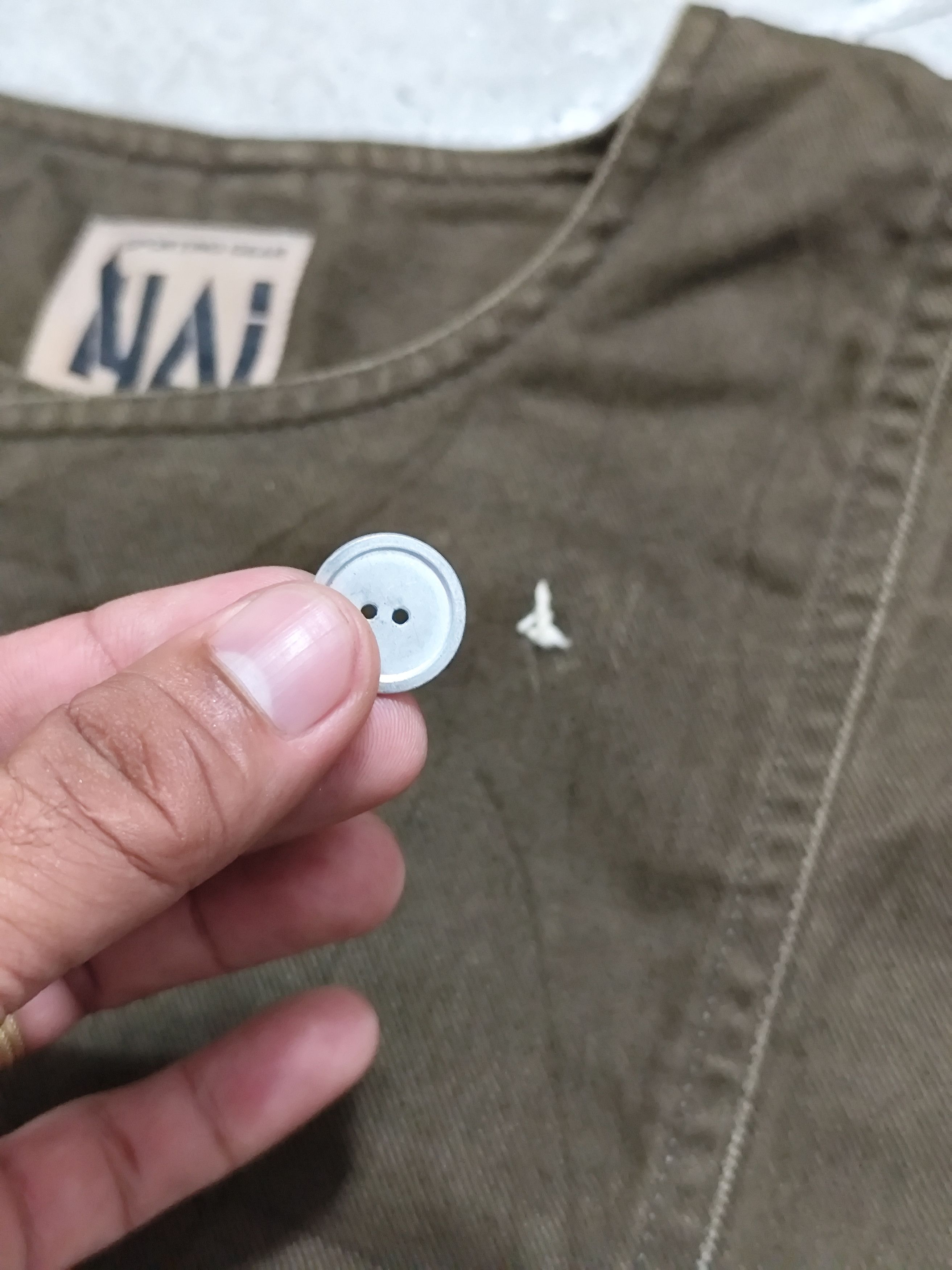 Hai Sporting Gear HAI SPORTING GEAR MIYAKE DESIGN STUDIO CROP DENIM JACKET Size US L / EU 52-54 / 3 - 6 Thumbnail