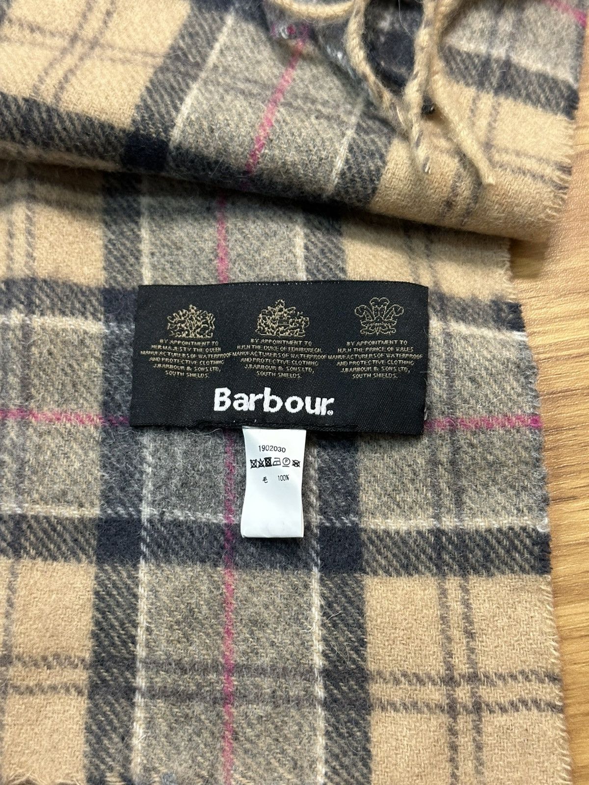 Barbour NWT Barbour Tartan Lambwool Scarf Size ONE SIZE - 6 Thumbnail