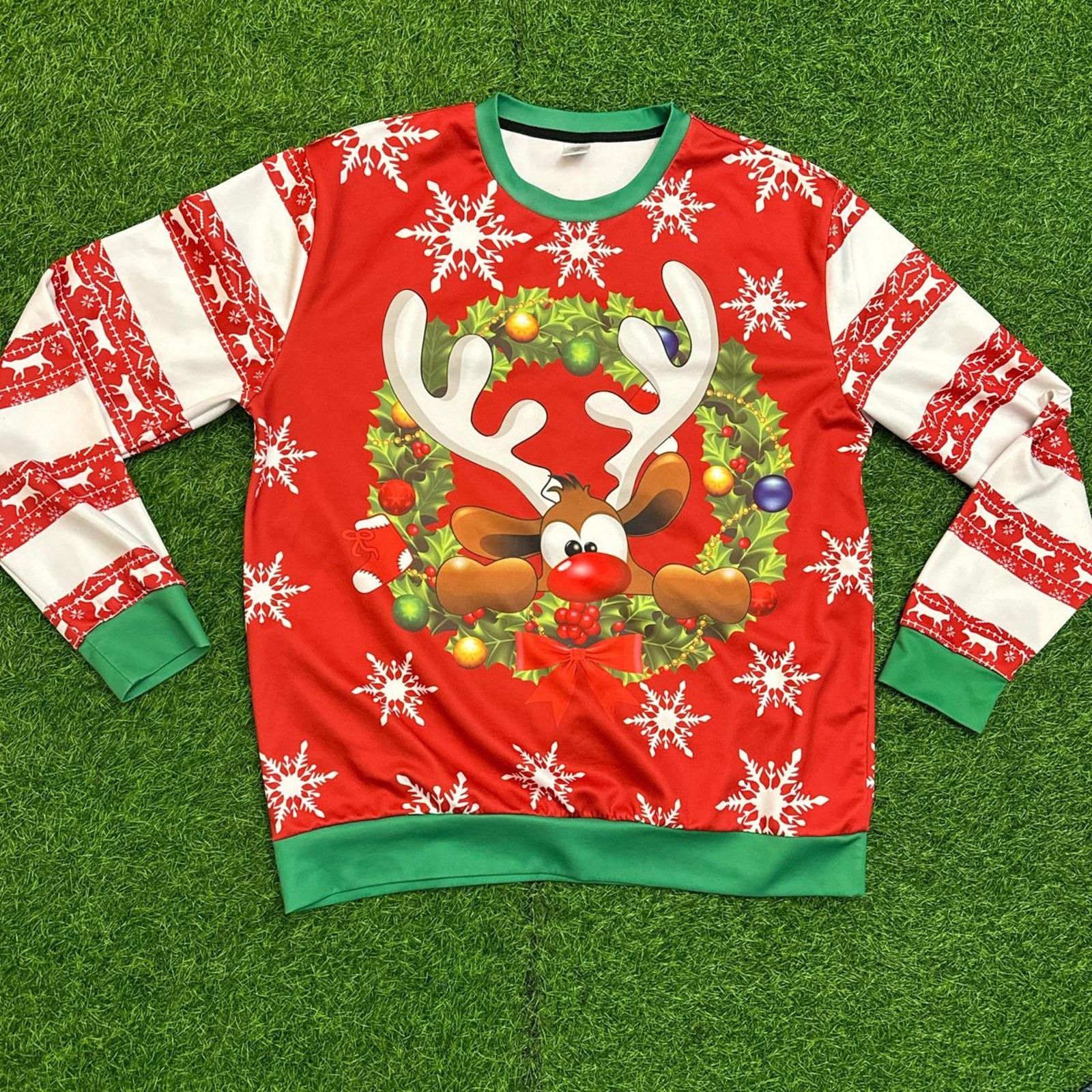 Other X-Mas Rudolph The Rednose Reindeer 'Ugly Christmas Sweater' Size US L / EU 52-54 / 3 - 1 Thumbnail