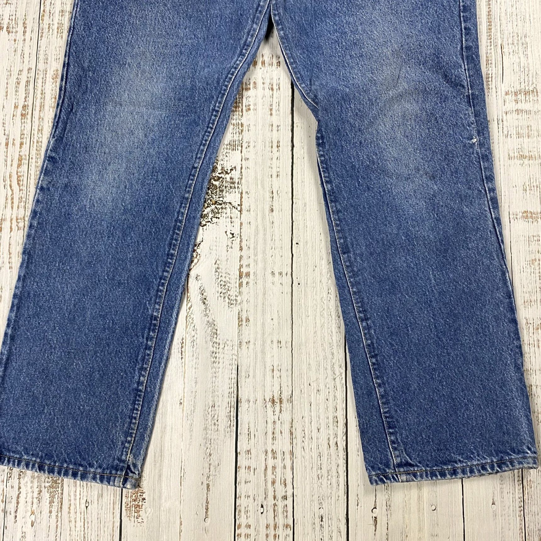 Lee VINTAGE LEE MEN'S STRAIGHT BLUE JEANS 36X31 MEDIUM WASH CLASSIC FIT COTTON美国 Size US 36 / EU 52 - 3 Thumbnail