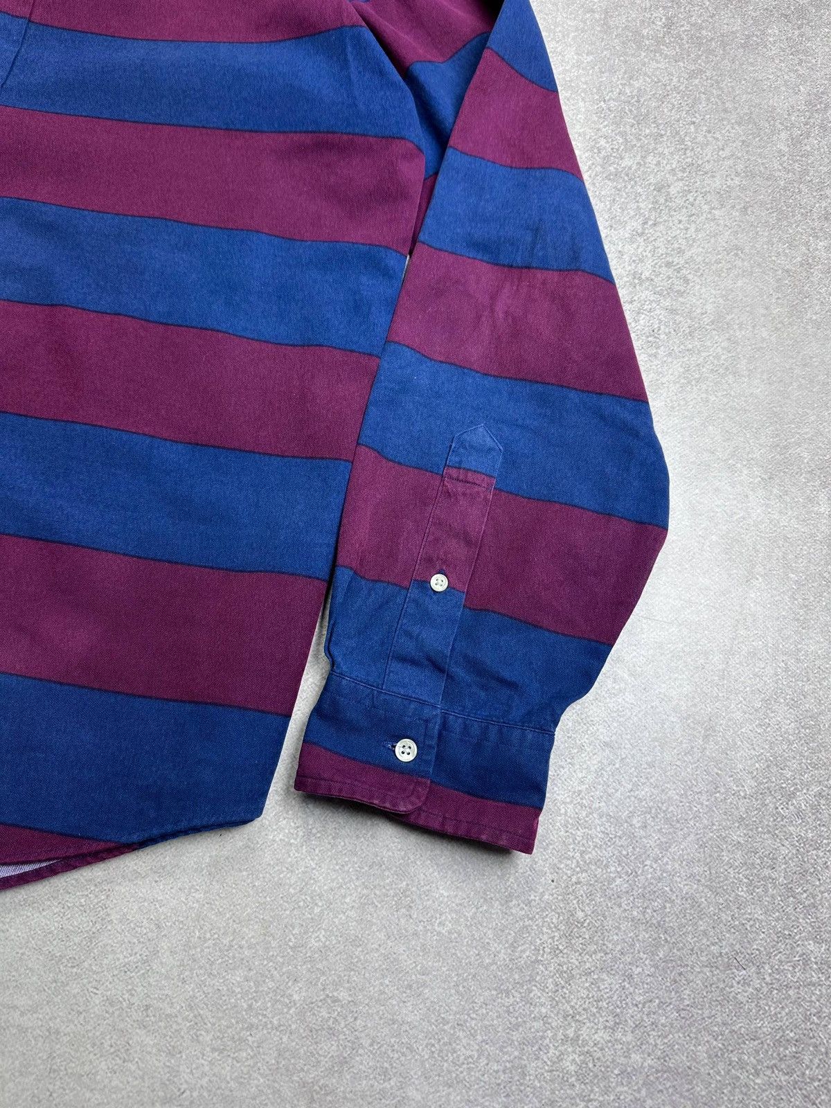 Polo Ralph Lauren Vintage Polo Ralph Lauren Striped Rugby Shirt XL Size US XL / EU 56 / 4 - 6 Thumbnail