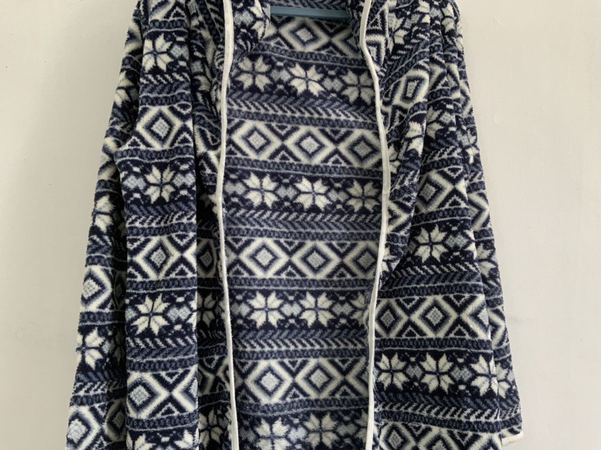 If Six Was Nine Vintage Basically Native Indigo Blue Fleece Size US L / EU 52-54 / 3 - 4 Thumbnail