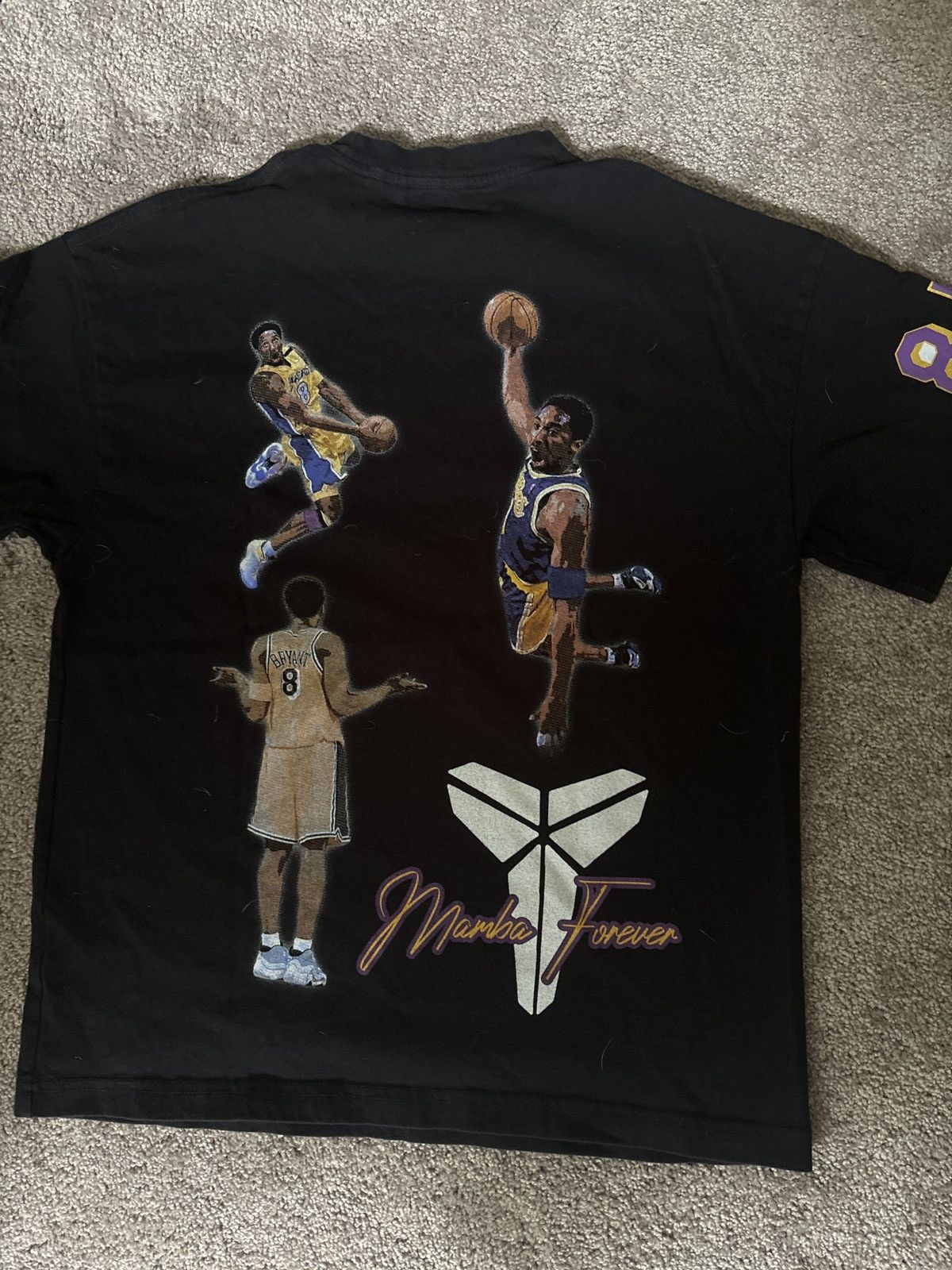 Designer × Vintage Vintage Kobe Bryant Graphic Tee Size US S / EU 44-46 / 1 - 5 Thumbnail