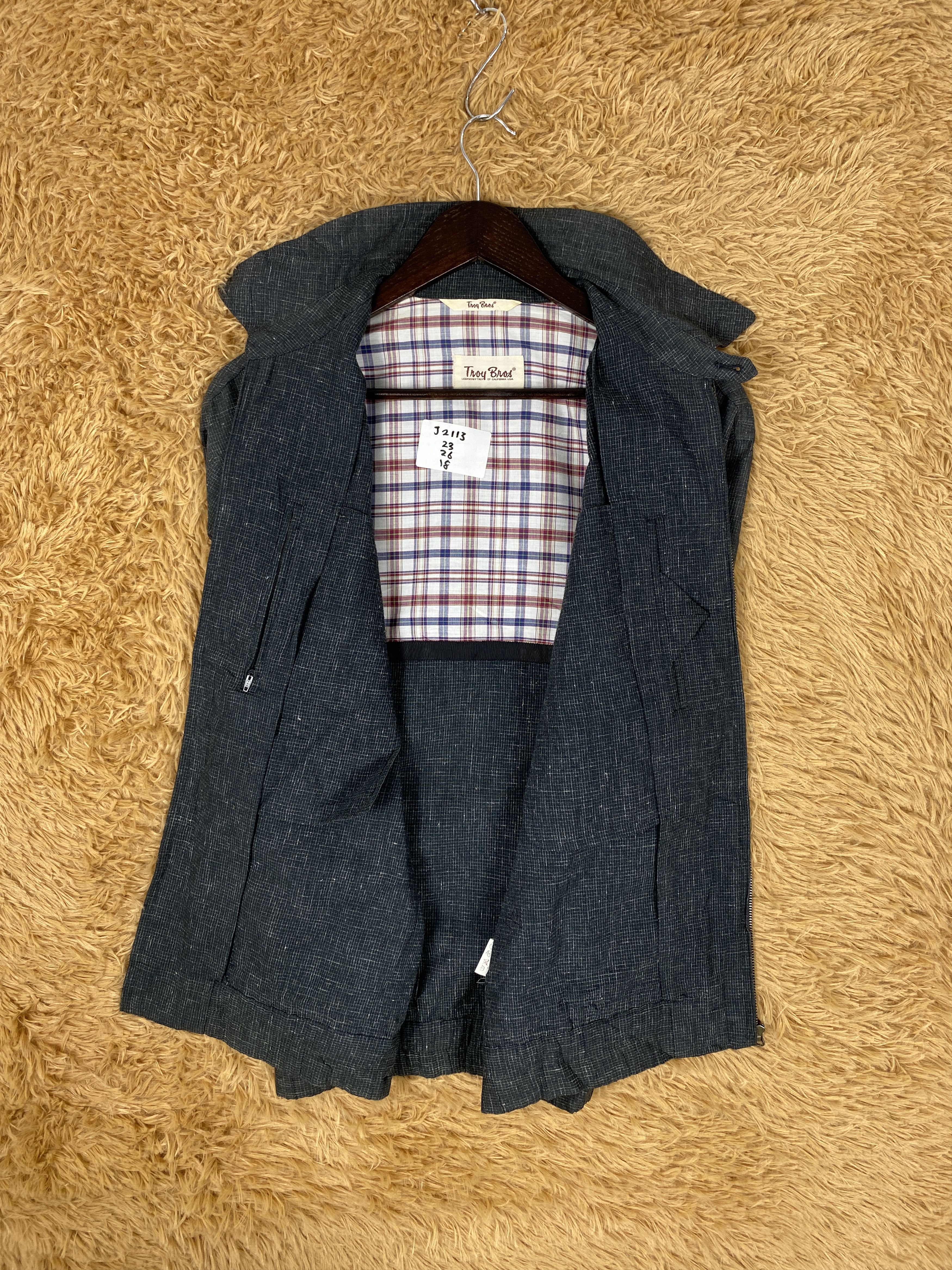 Japanese Brand Vintage Troy Bros Flannel Lining Jacket J2113 Size US S / EU 44-46 / 1 - 7 Thumbnail