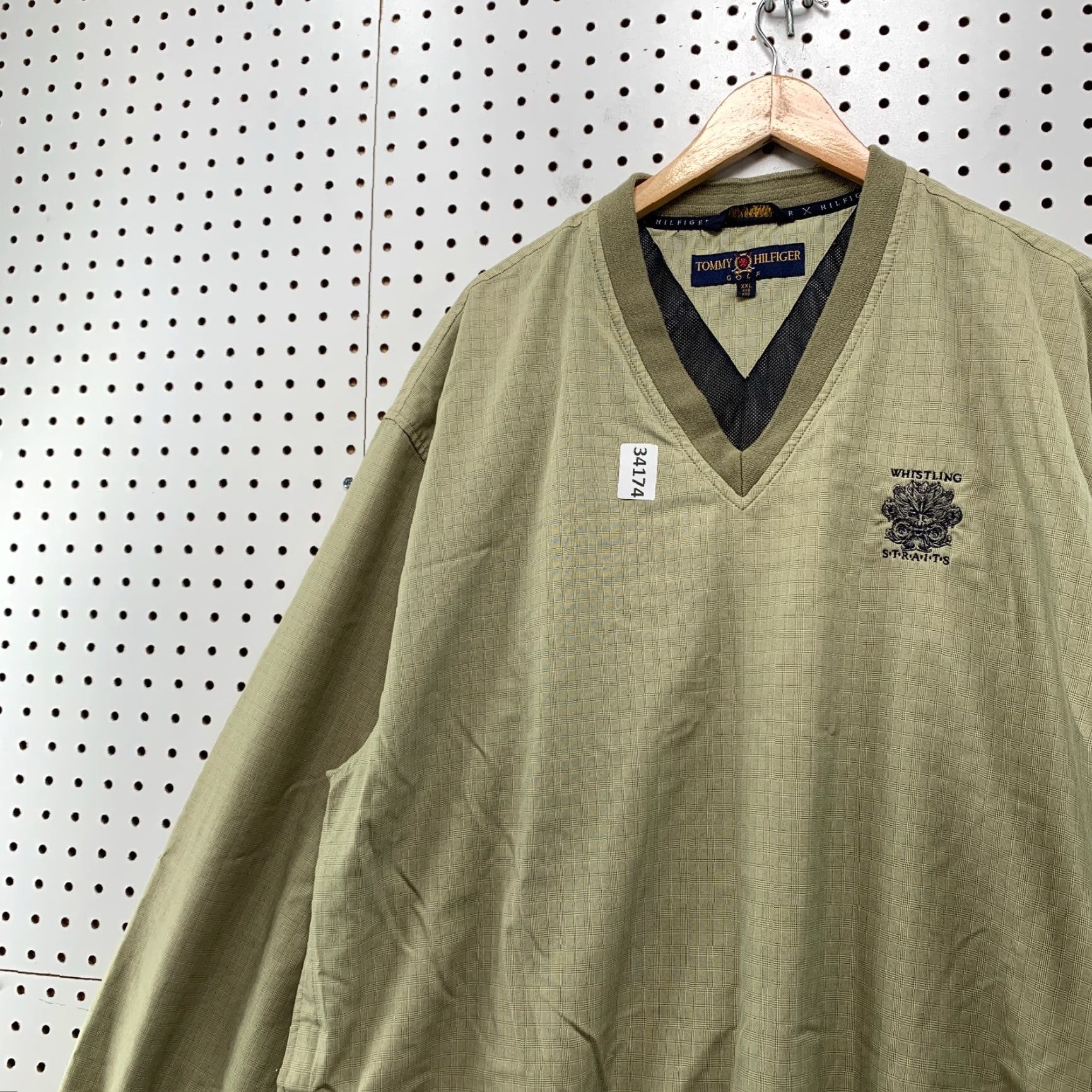 Tommy Hilfiger VINTAGE Tommy Hilfiger Golf Windbreaker Pullover Jacket Mens 2XL WHISTLING Strait 27x29 Brown GTX? Size US XXL / EU 58 / 5 - 6 Thumbnail