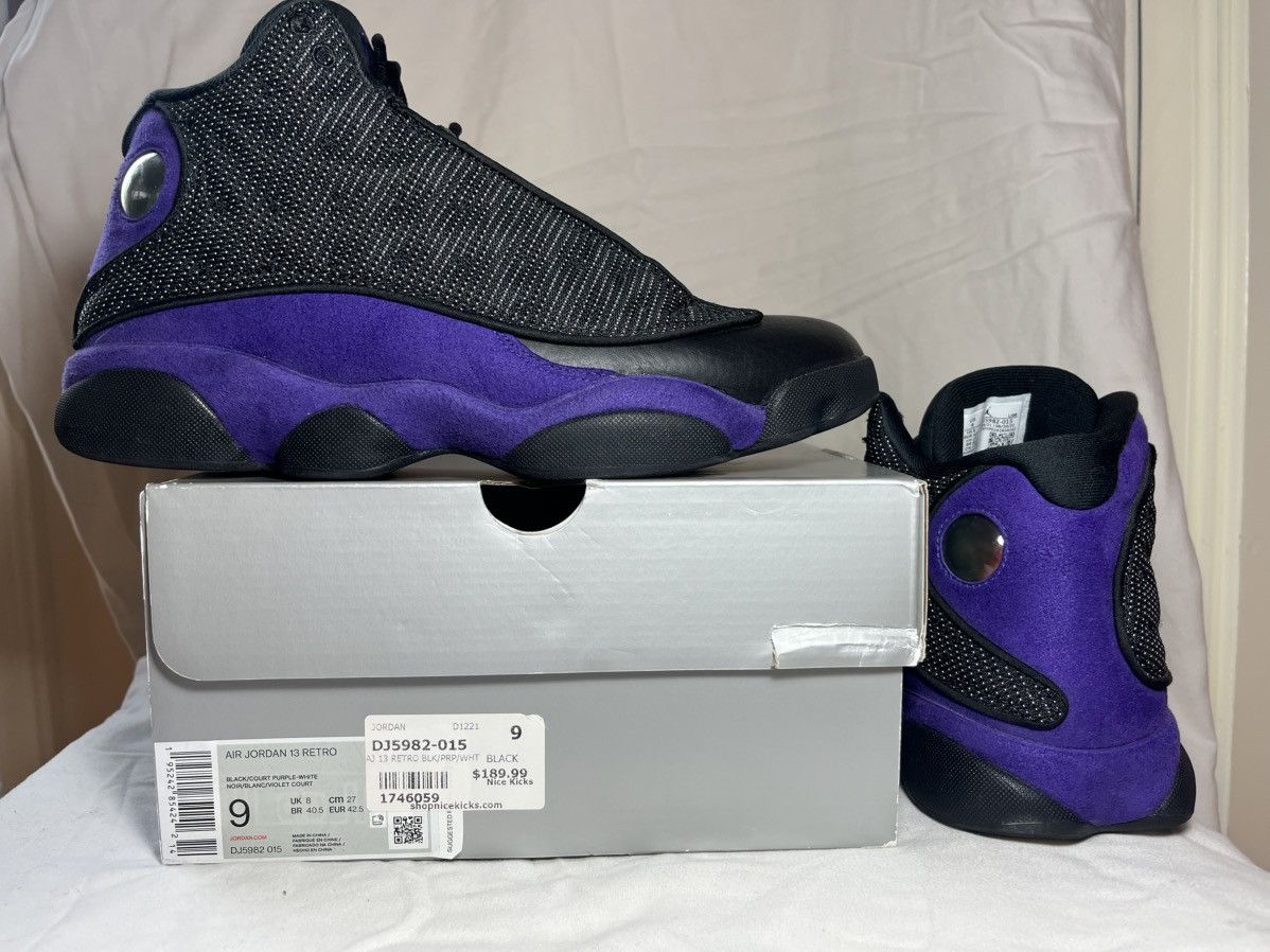Jordan Brand Air Jordan 13 ‘Court Purple’ Size US 9 / EU 42 - 6 Thumbnail