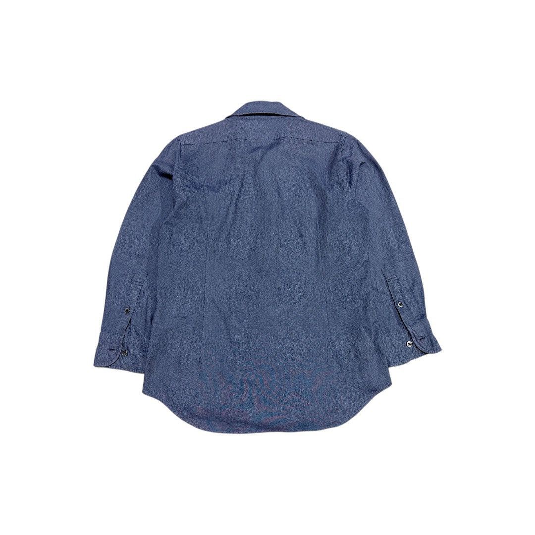 Nigel Cabourn 🔥Vintage Nigel Cabourn British Officers Shirt Sax Blue Size US M / EU 48-50 / 2 - 8 Thumbnail