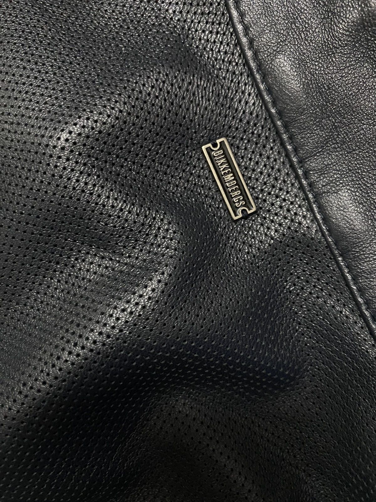 Dirk Bikkembergs 2000s Dirk Bikkembergs Leather Jacket Size US L / EU 52-54 / 3 - 14 Thumbnail