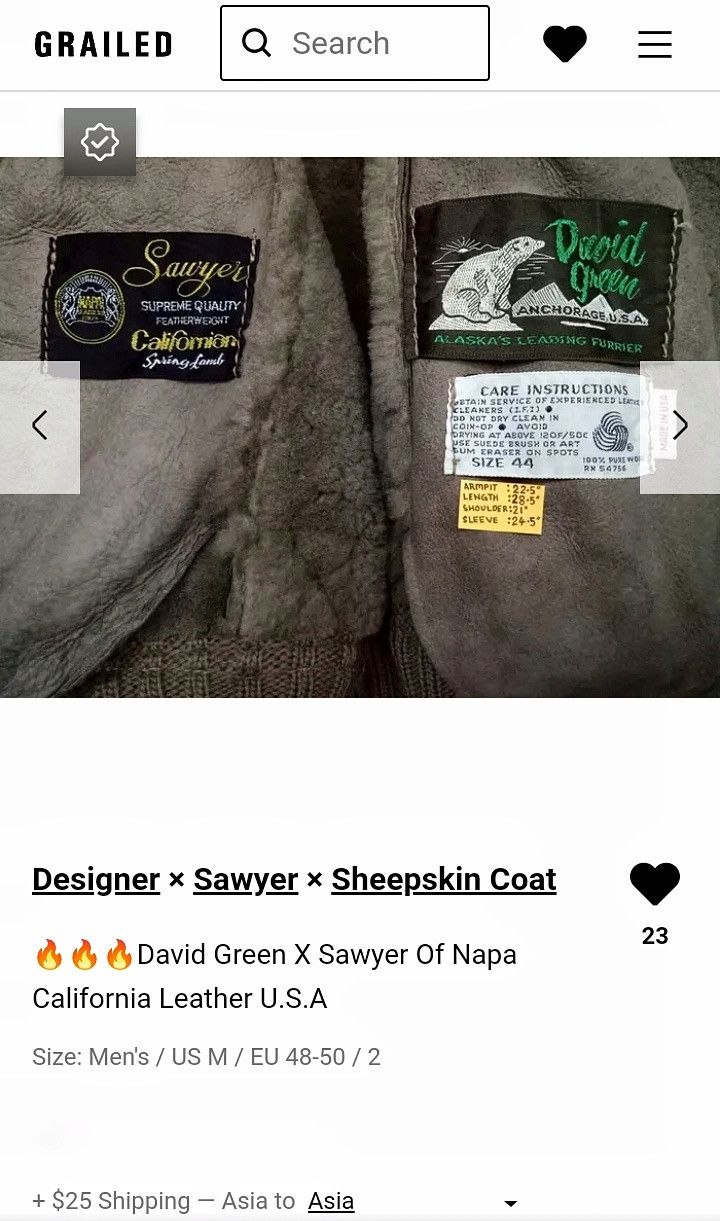 Sawyer of Napa 🔥🔥🔥David Green X Sawyer Of Napa California Leather U.S.A Size US M / EU 48-50 / 2 - 13 Thumbnail
