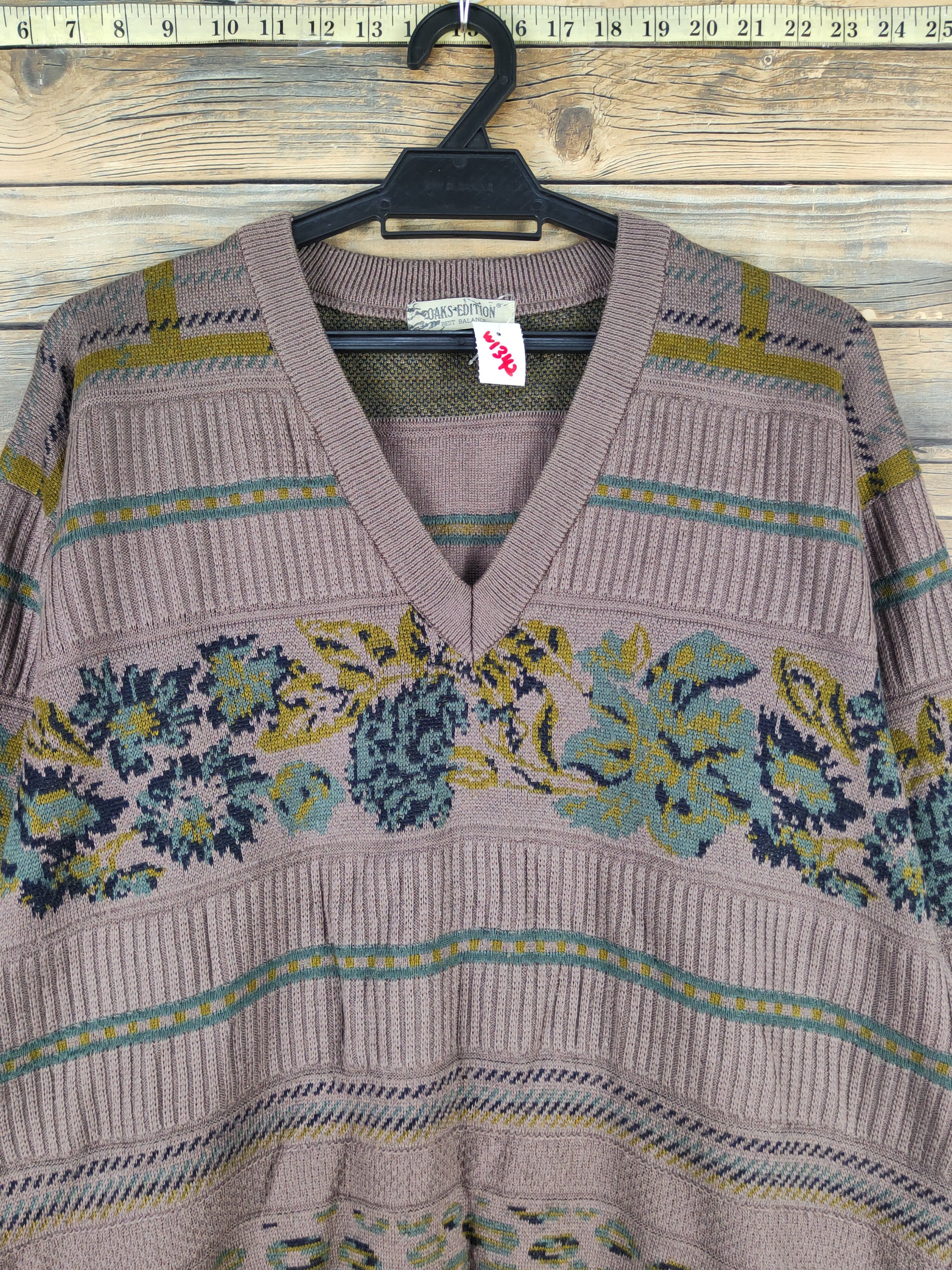 Vintage Oaks Edition Pink Knitwear Sweatshirts #W1342 Size US L / EU 52-54 / 3 - 2 Thumbnail