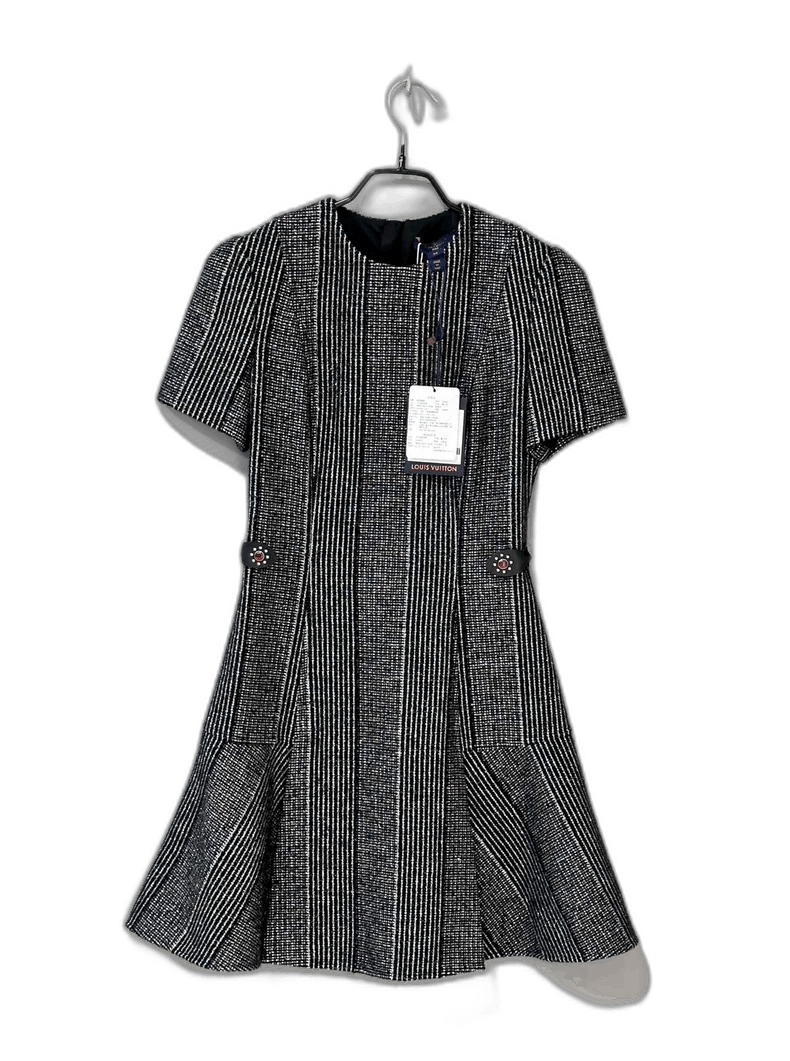 Louis Vuitton Louis Vuitton Tweed Dress with Tags -2505 Size XS / US 0-2 / IT 36-38 - 1 Thumbnail