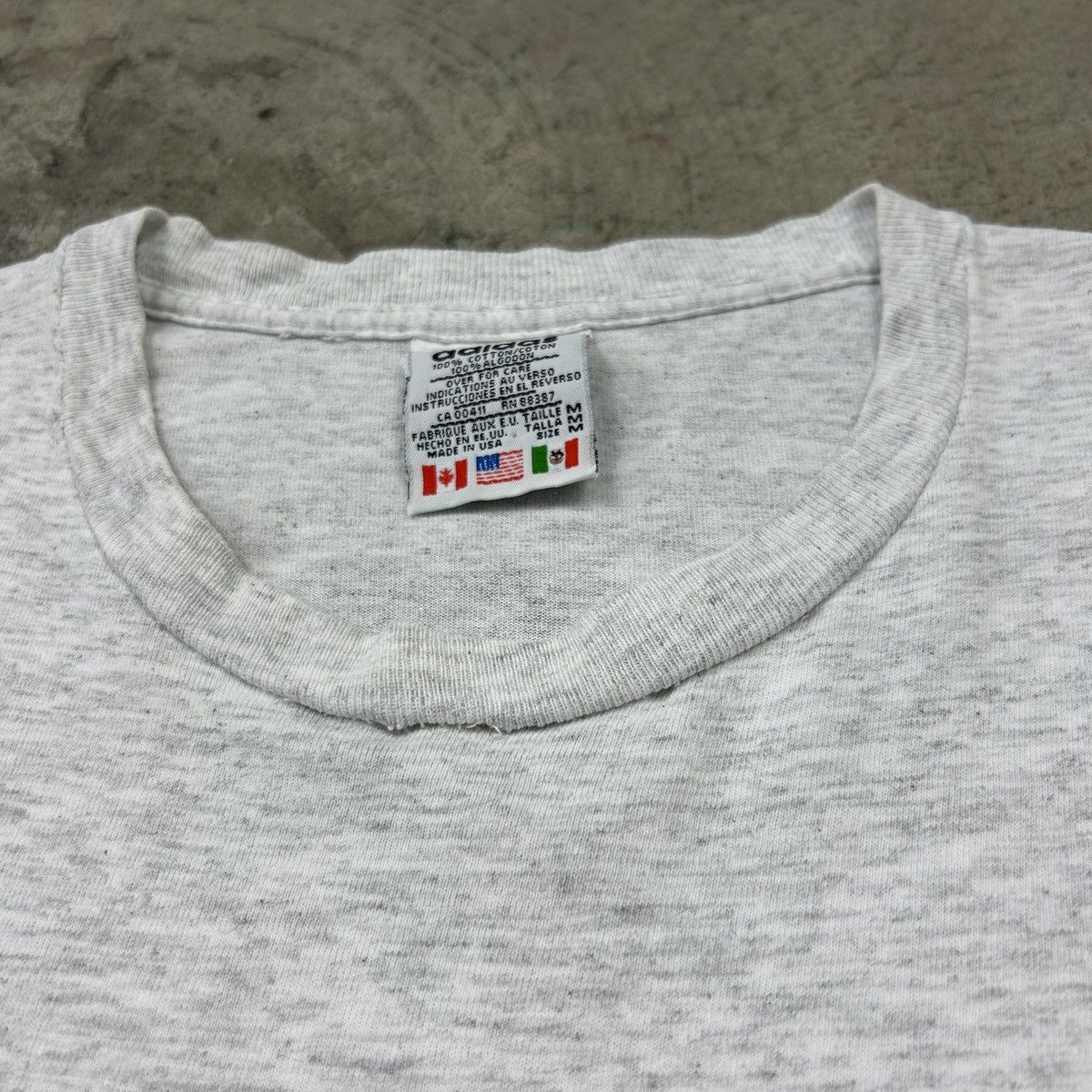 Vintage 1990s Adidas Sandal Tee Size US XL / EU 56 / 4 - 18 Thumbnail