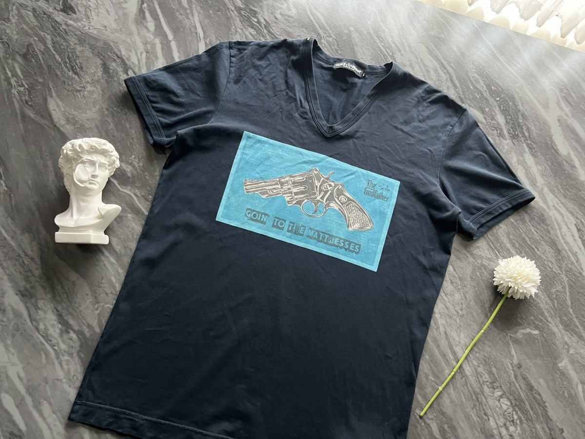 Dolce & Gabbana Dolce Gabbana : The God Father Paramount 2009 V Neck Size US M / EU 48-50 / 2 - 1 Thumbnail