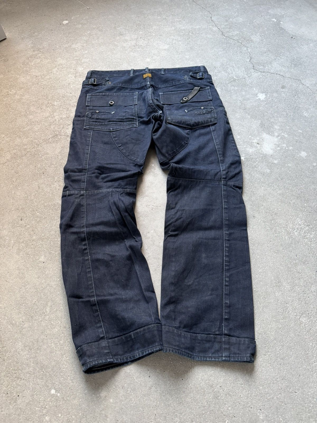 G-Star × If Six Was Nine × Vintage Vintage G Star Raw Waxed Jeans 33/01 Size US 34 / EU 50 - 10 Thumbnail