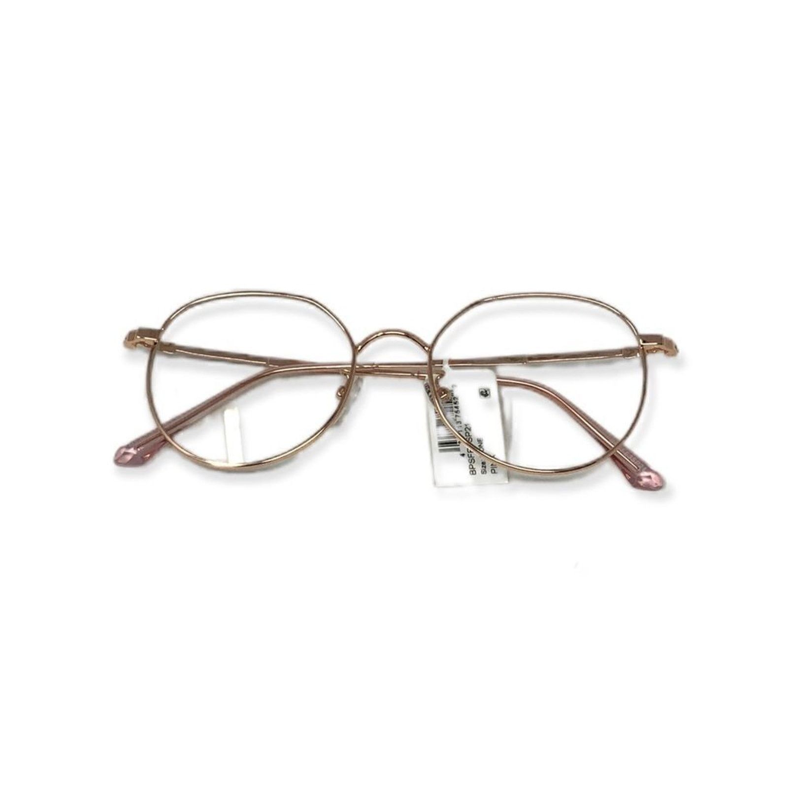BP. BP 50mm Round Blue Light Filter Wire Frame Glasses Pink NWT Size ONE SIZE - 2 Thumbnail