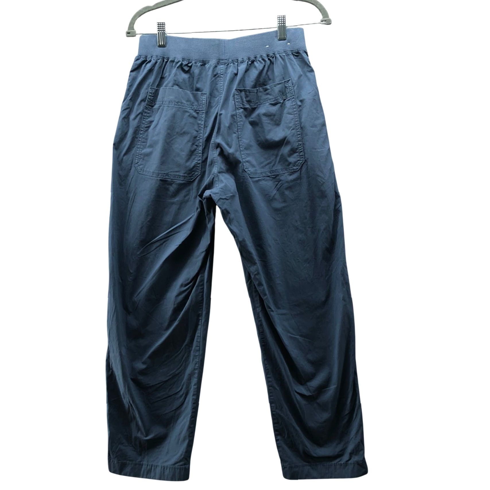 Athleta Uniqlo Pants Womens S Light Blue High Rise Pull On Stretch Waist Ribbed Easy Size 28" / US 6 / IT 42 - 2 Thumbnail