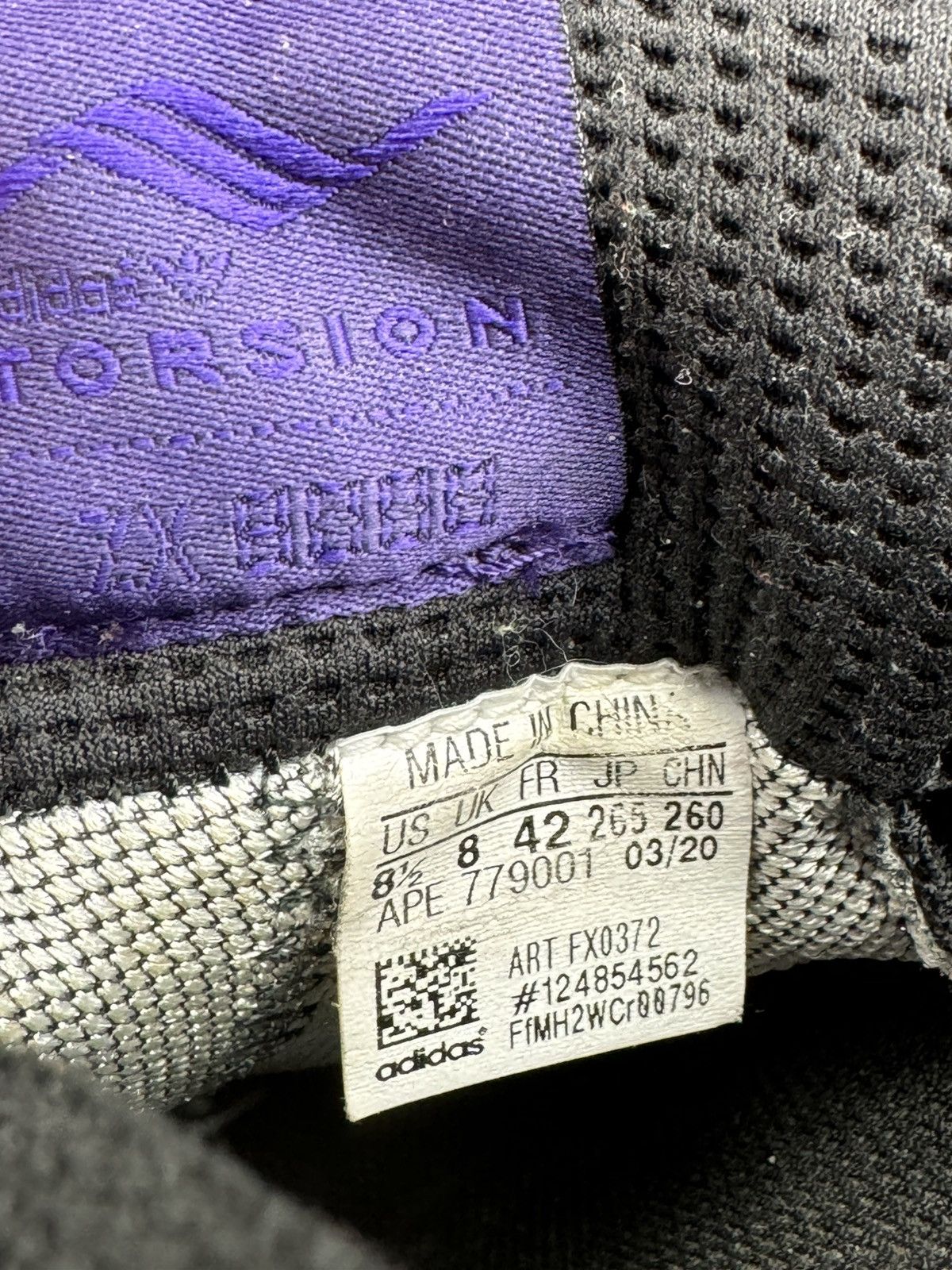 Adidas Adidas Zx 8000 Irak Black Gore tex size 42 Size US 8 / EU 41 - 9 Thumbnail