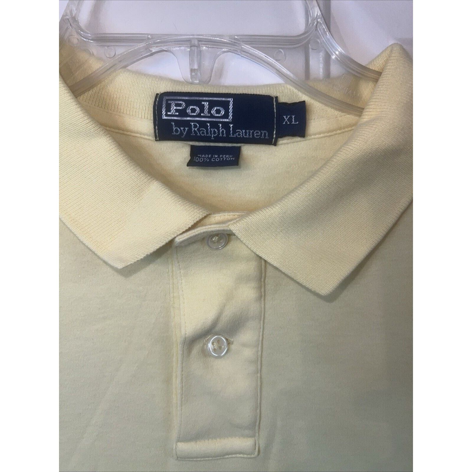 Polo Ralph Lauren Polo Ralph Lauren Short Sleeve Shirt Yellow Men's XL Rugby Size US XL / EU 56 / 4 - 4 Thumbnail