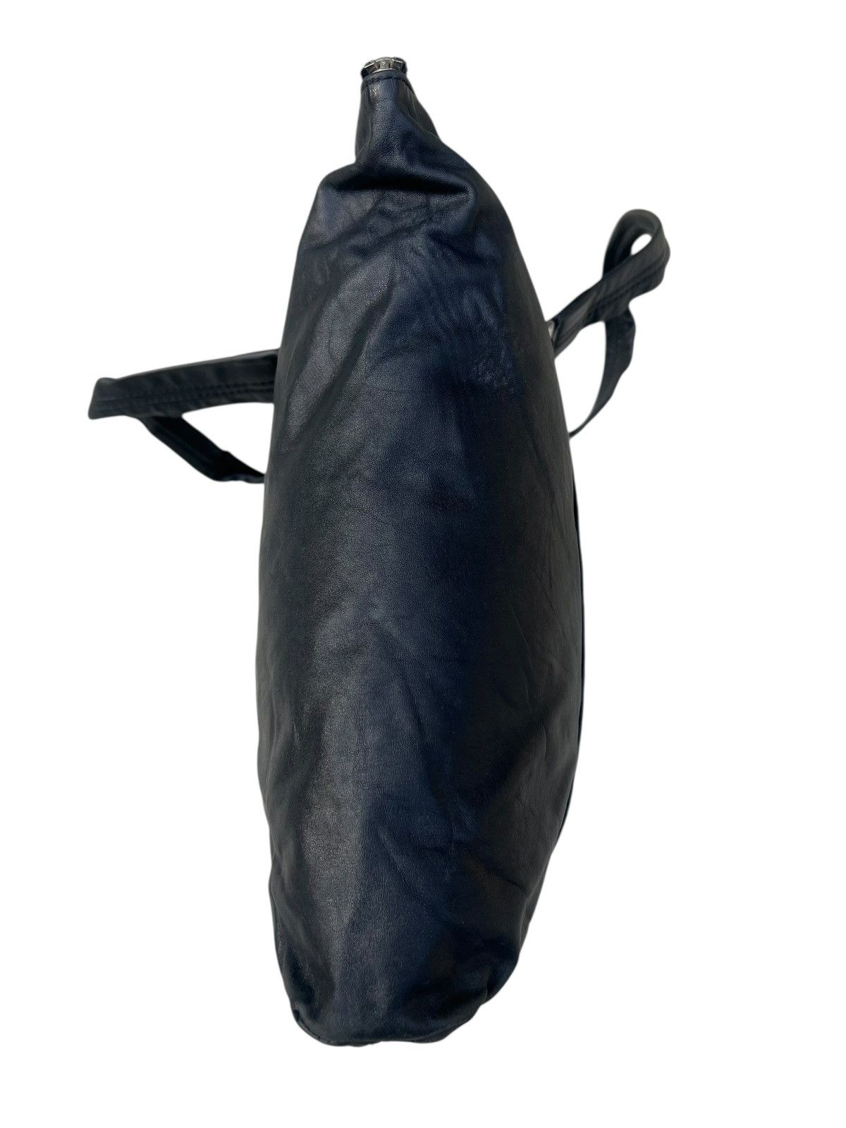 Leather Vintage 90s Martine Sitbon Distressed Patina Leather Bag Size ONE SIZE - 12 Thumbnail