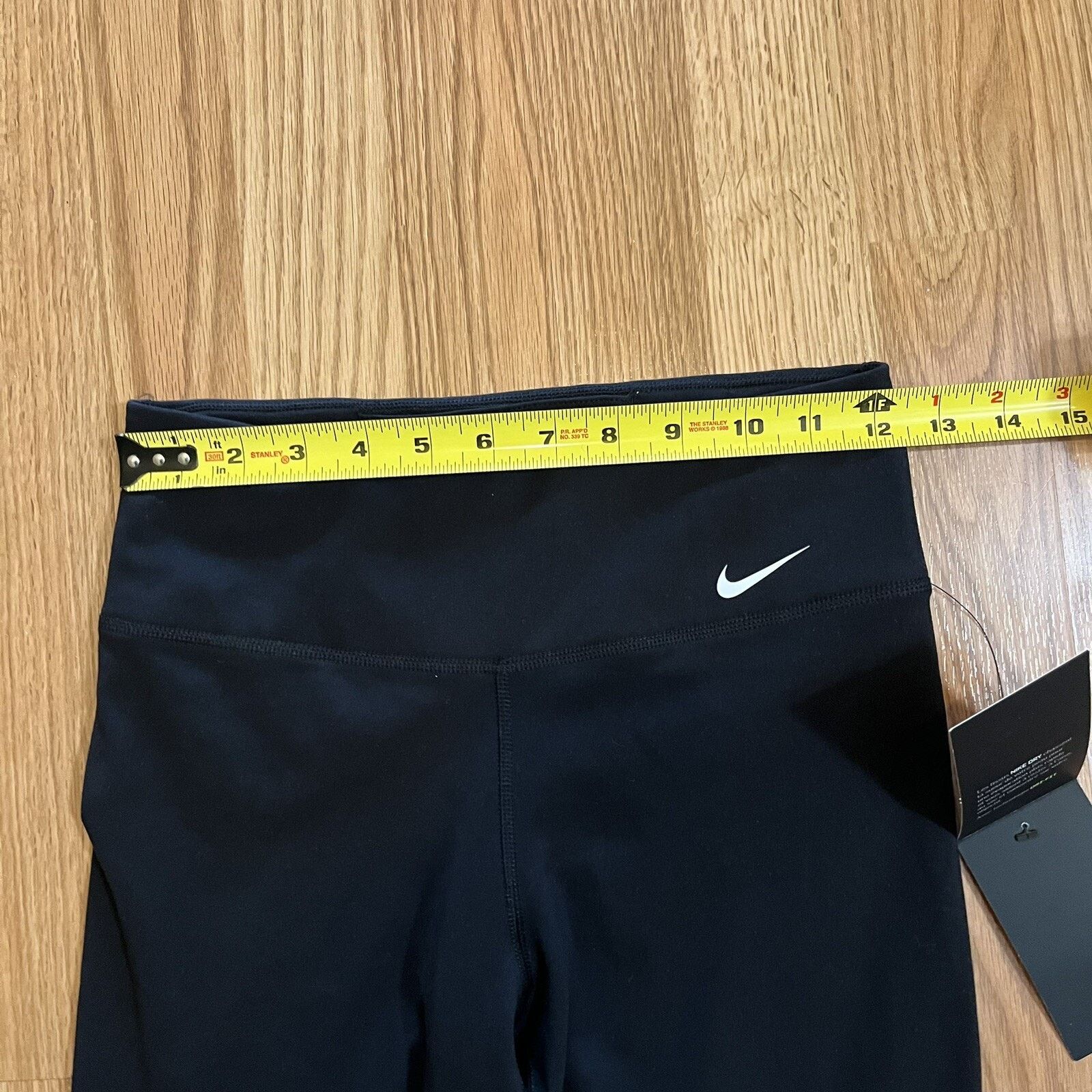 Nike Nike Dri-Fit NWT Women's Black Gold Striped Leggings Sz S Size 26" / US 2 / IT 38 - 6 Thumbnail