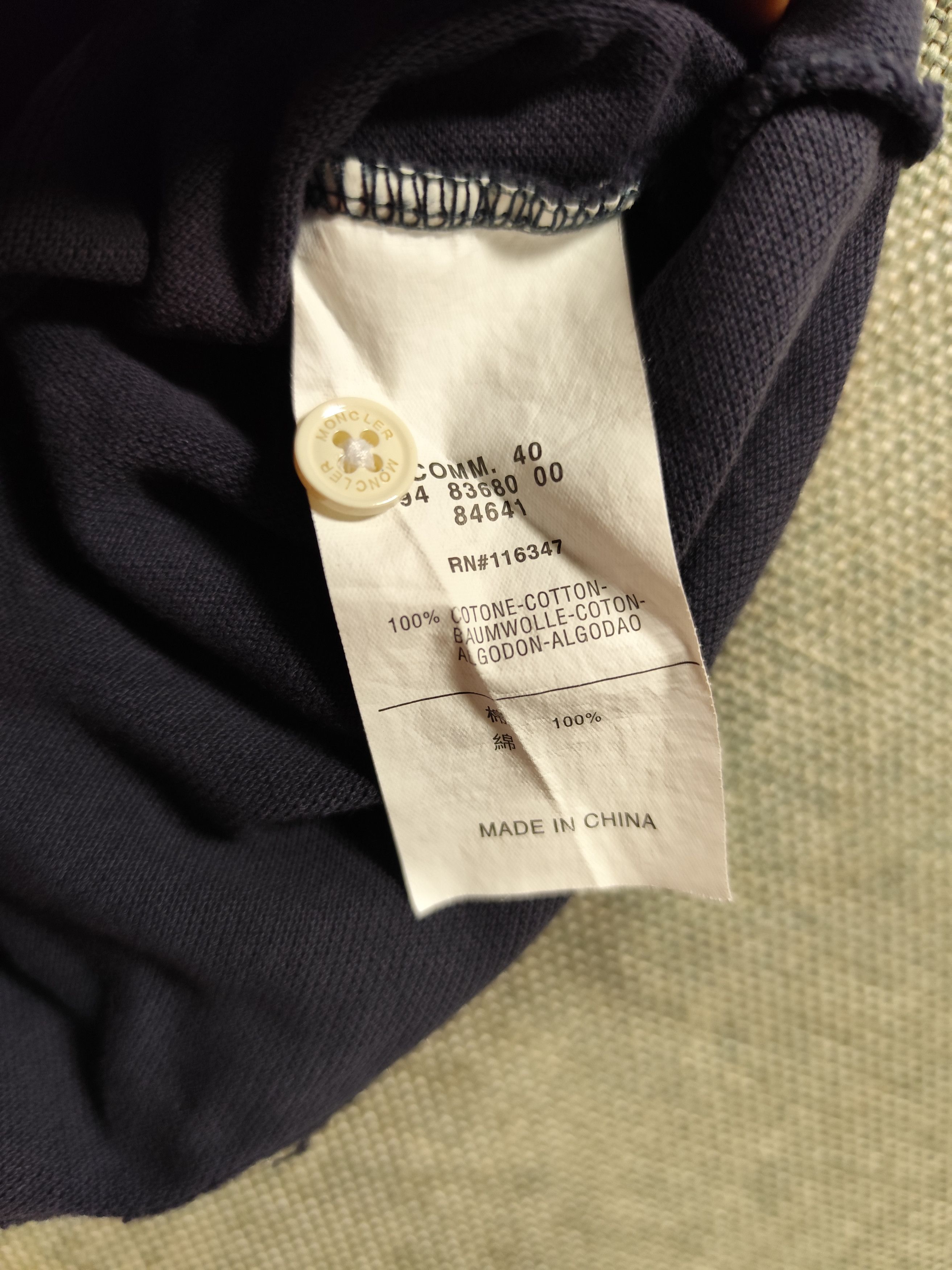 Moncler Moncler polo shirt Size S / US 4 / IT 40 - 6 Thumbnail