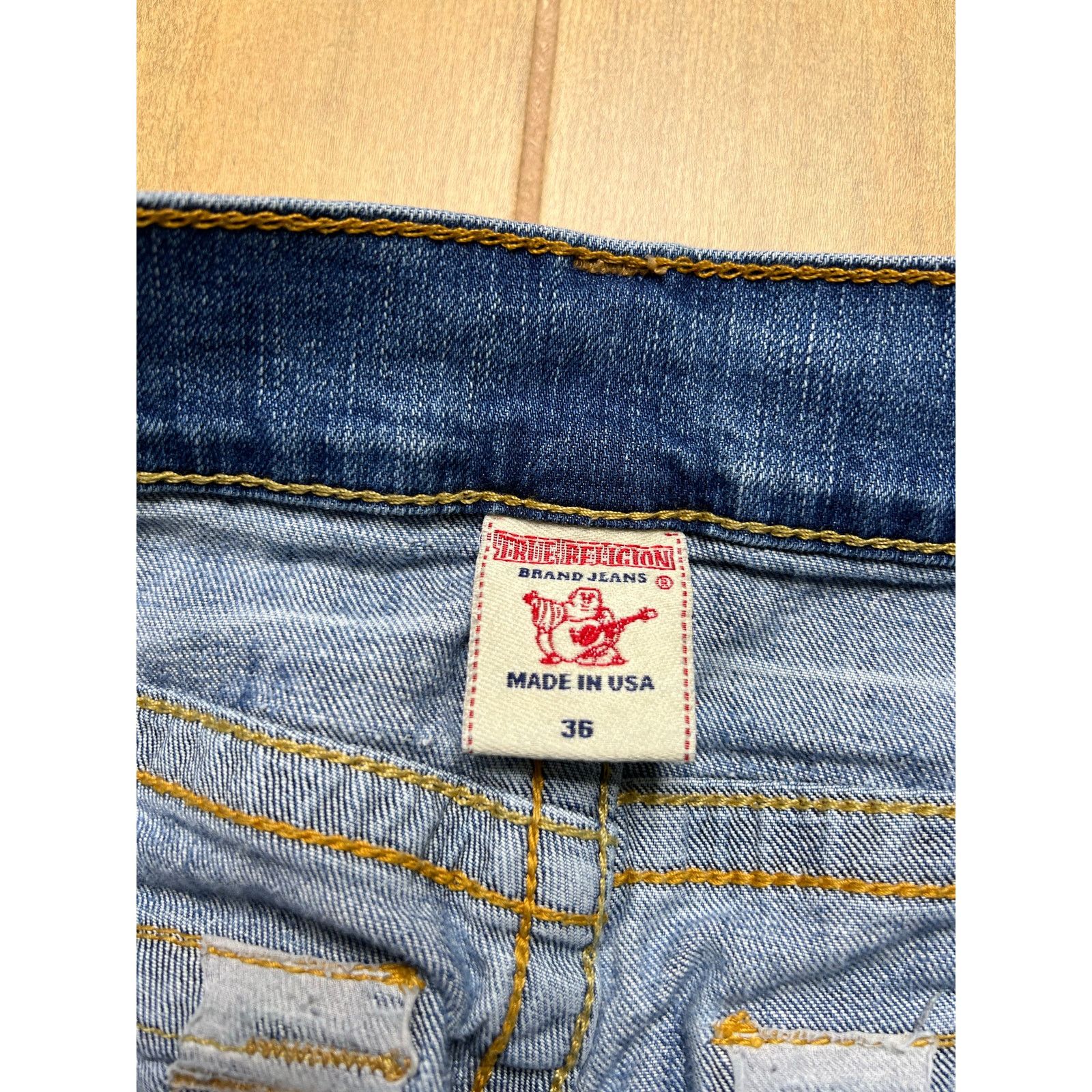 True Religion True Religion Jeans Mens 36X28 Blue Ricky Straight Leg Y2K Size US 36 / EU 52 - 4 Thumbnail