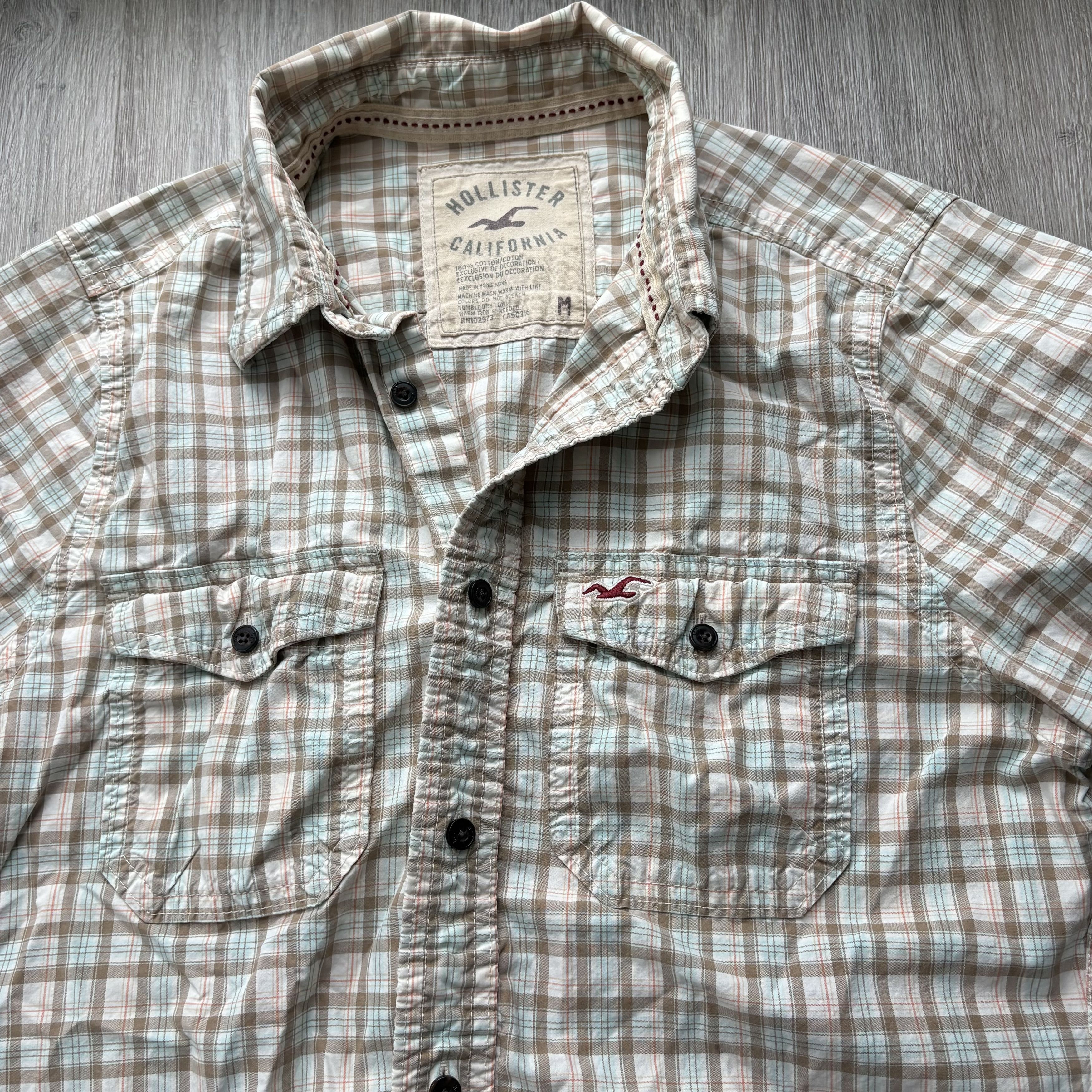 Hollister Hollister Plaid Long Sleeve Button Down Shirt Size M Size US M / EU 48-50 / 2 - 4 Thumbnail