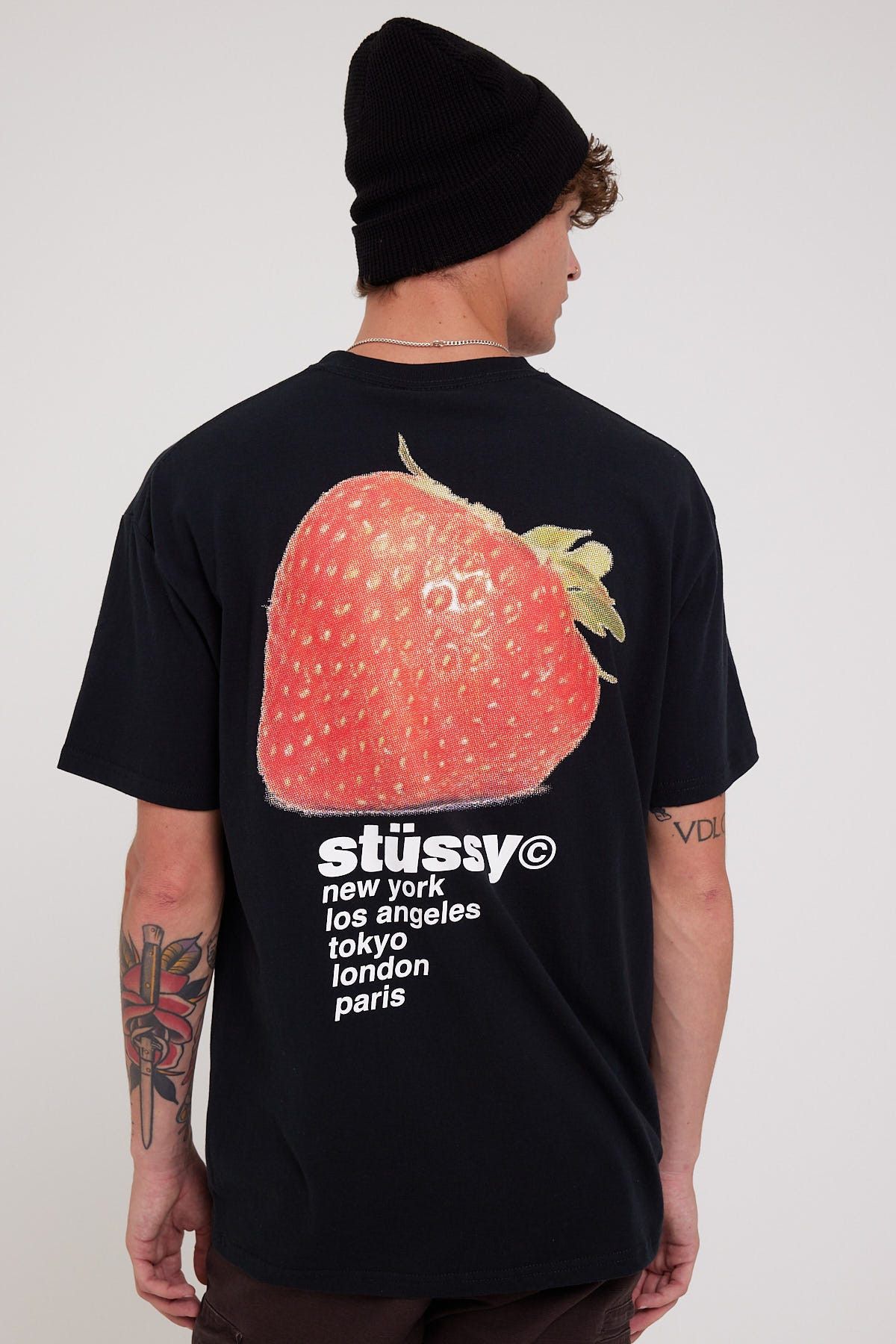 Stussy HYPE 🍓 Stussy Fruit Logo Tee Large | Grailed