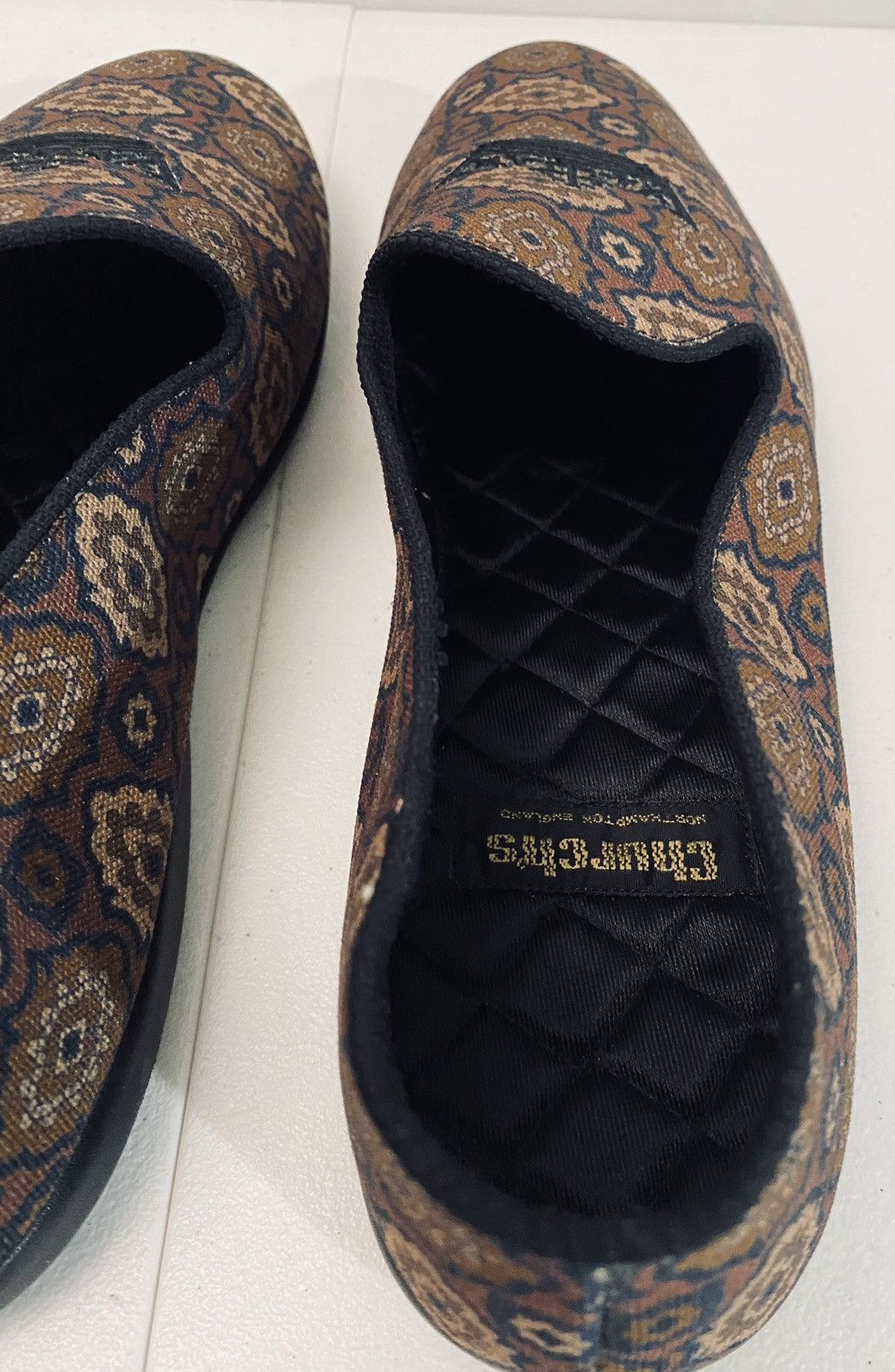 Church's Church’s 🏴󠁧󠁢󠁥󠁮󠁧󠁿 Kanvas Quilted Insole Suede House Slipper 11 New Size US 11 / EU 44 - 12 Thumbnail