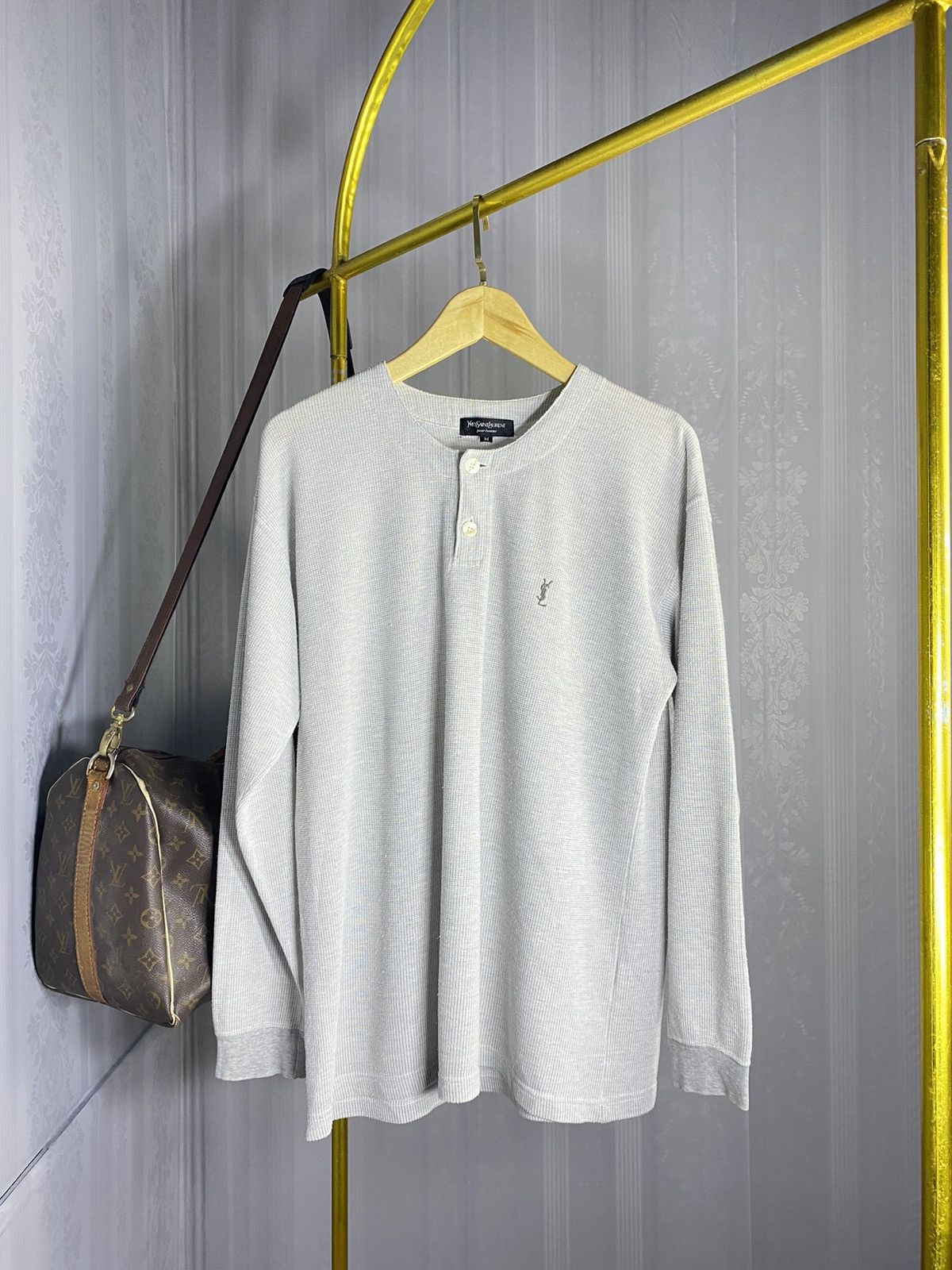 Yves Saint Laurent YSL Vintage White Longselve Classic Mode Size US M / EU 48-50 / 2 - 3 Thumbnail