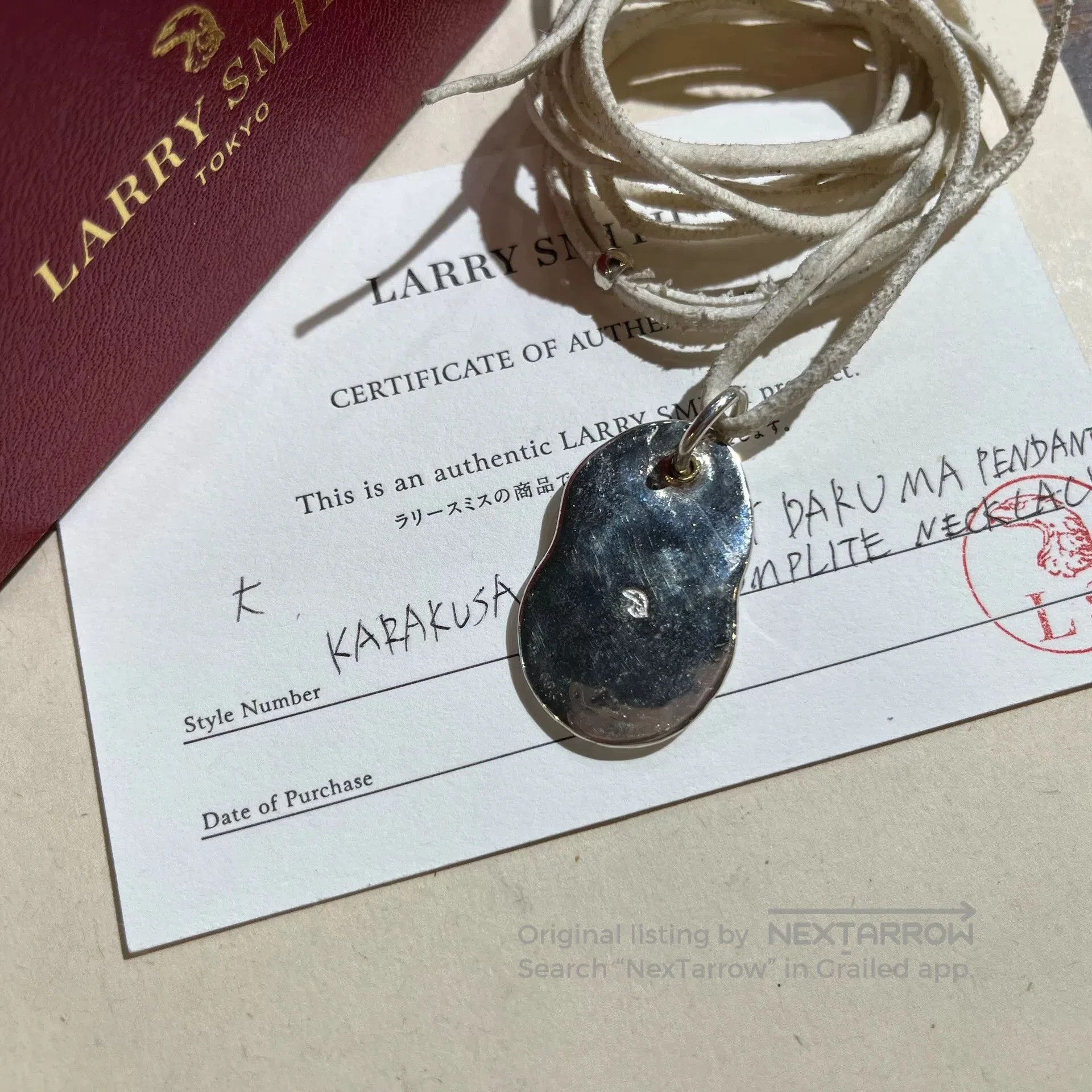 Larry Smith larry smith silver pendant necklace with box. Size ONE SIZE - 2 Thumbnail