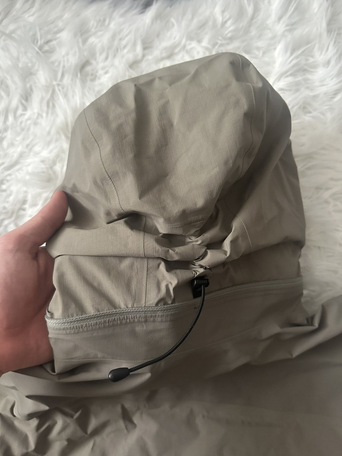 Arc'teryx RARE Arcteryx Beta Alpha SL Beige Gore Tex Jacket Red Zipper Size US L / EU 52-54 / 3 - 6 Thumbnail