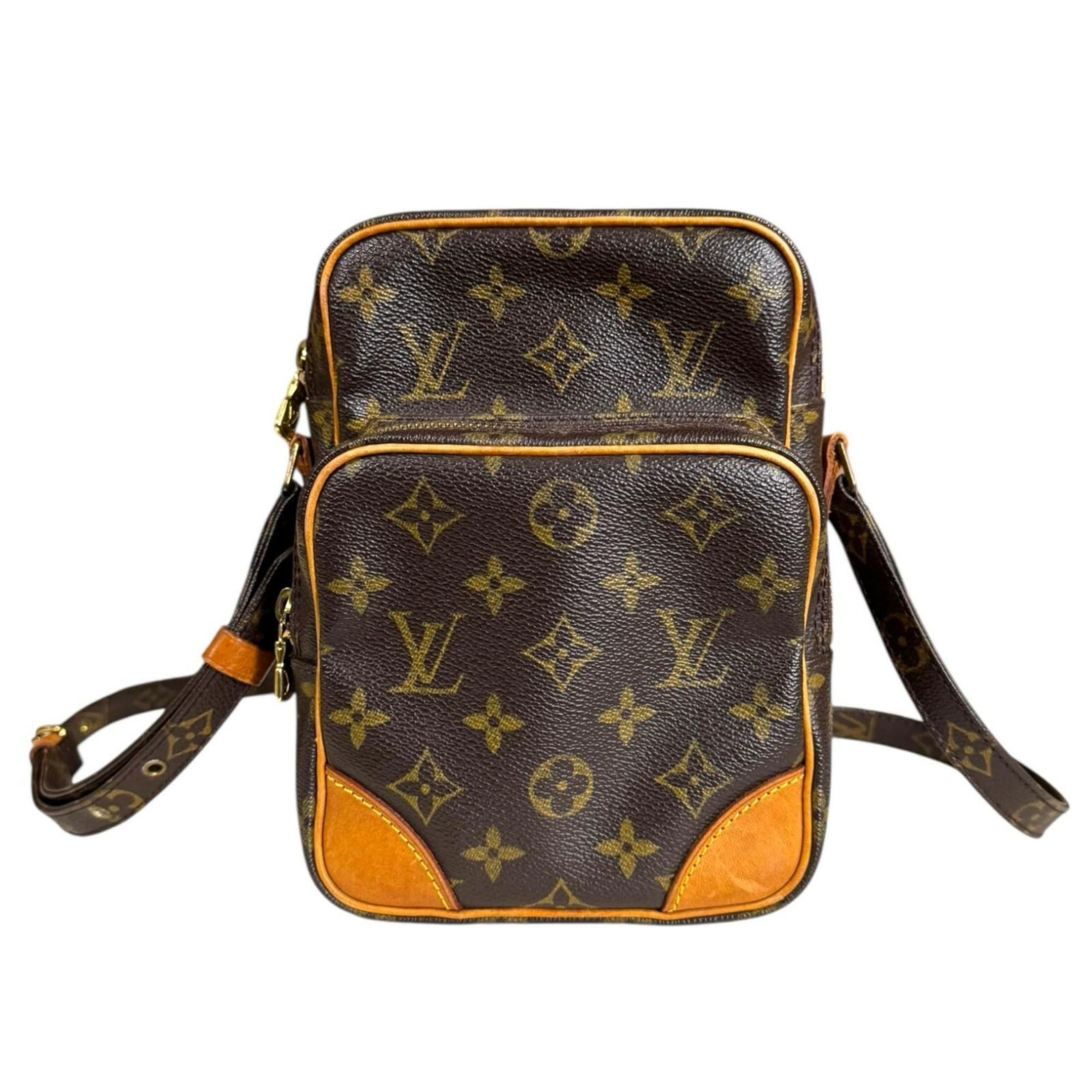 Louis Vuitton Louis Vuitton Amazon Monogram Shoulder Bag Canvas M45236 Brown Women's LOUIS VUITTON Pre-owned Size ONE SIZE - 1 Thumbnail