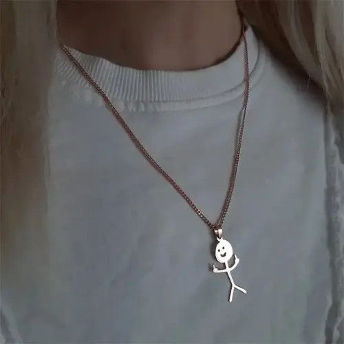 Jewelry Funny Doodle Necklace Size ONE SIZE - 3 Thumbnail
