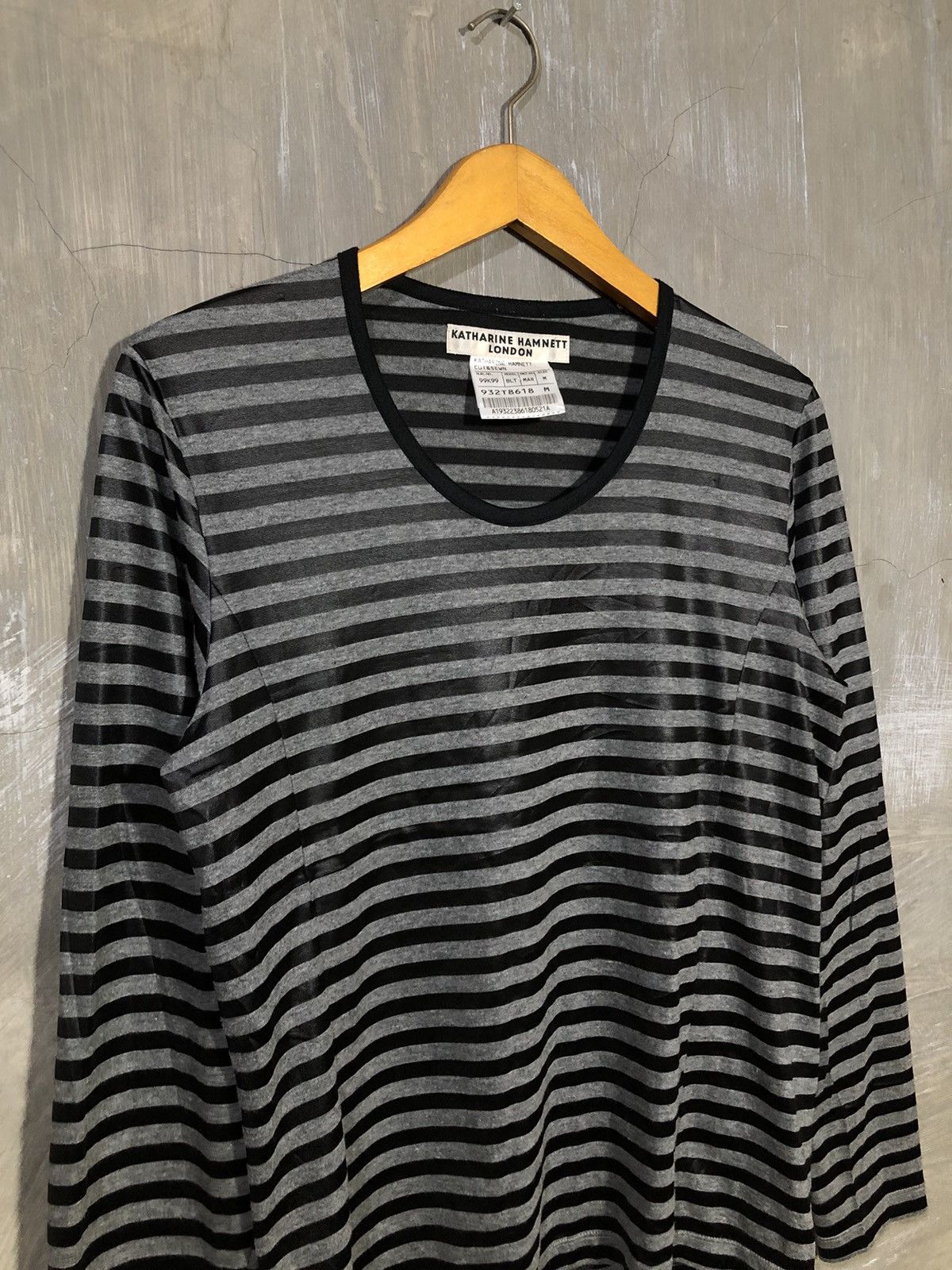 Katharine Hamnett London × Vintage Katharine Hamnett Long Sleeve Tshirt Size M / US 6-8 / IT 42-44 - 2 Thumbnail