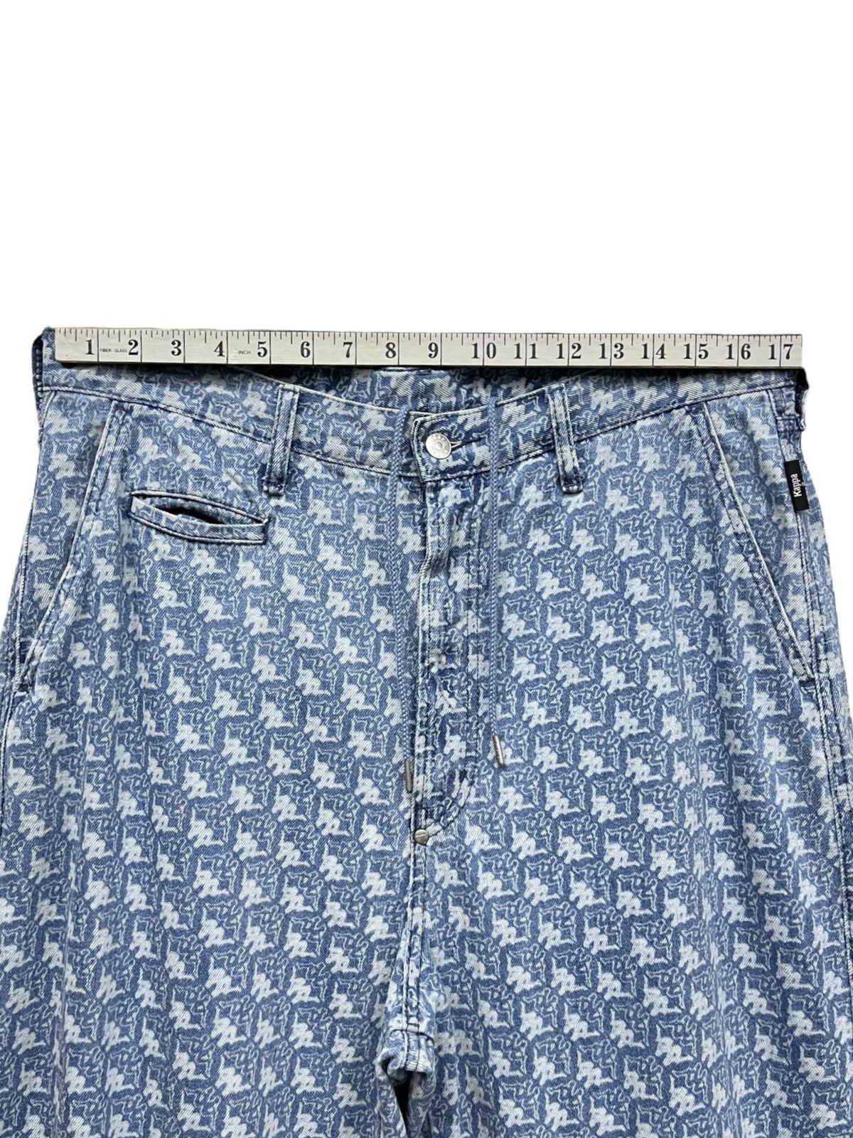 Kappa FYE🔥KAPPA x GU JPN Monogram All Over Print Baggy Hip Hop Size US 34 / EU 50 - 15 Thumbnail