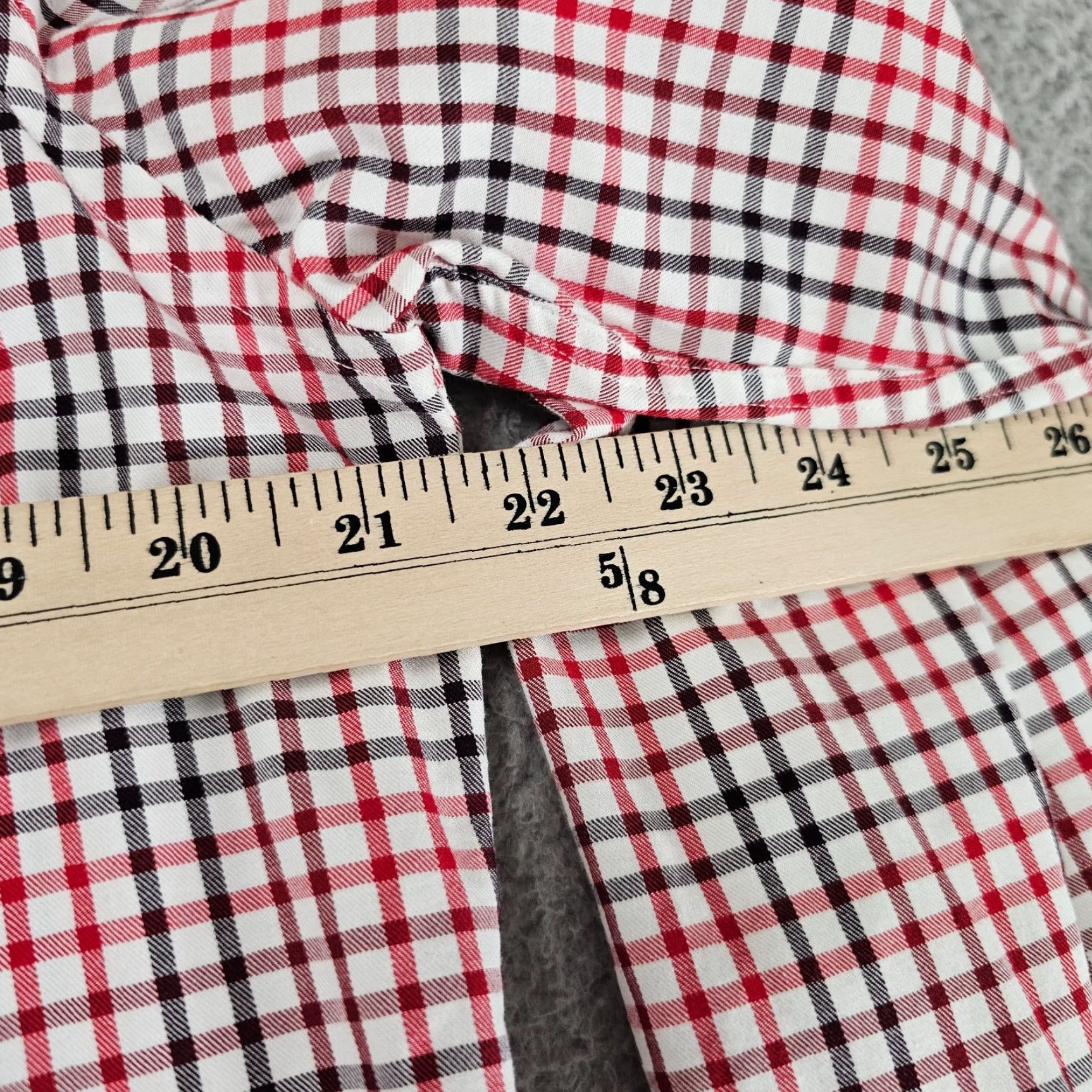 Express Express Shirt Mens M Red Check Button-Up Shirt Size US M / EU 48-50 / 2 - 7 Thumbnail