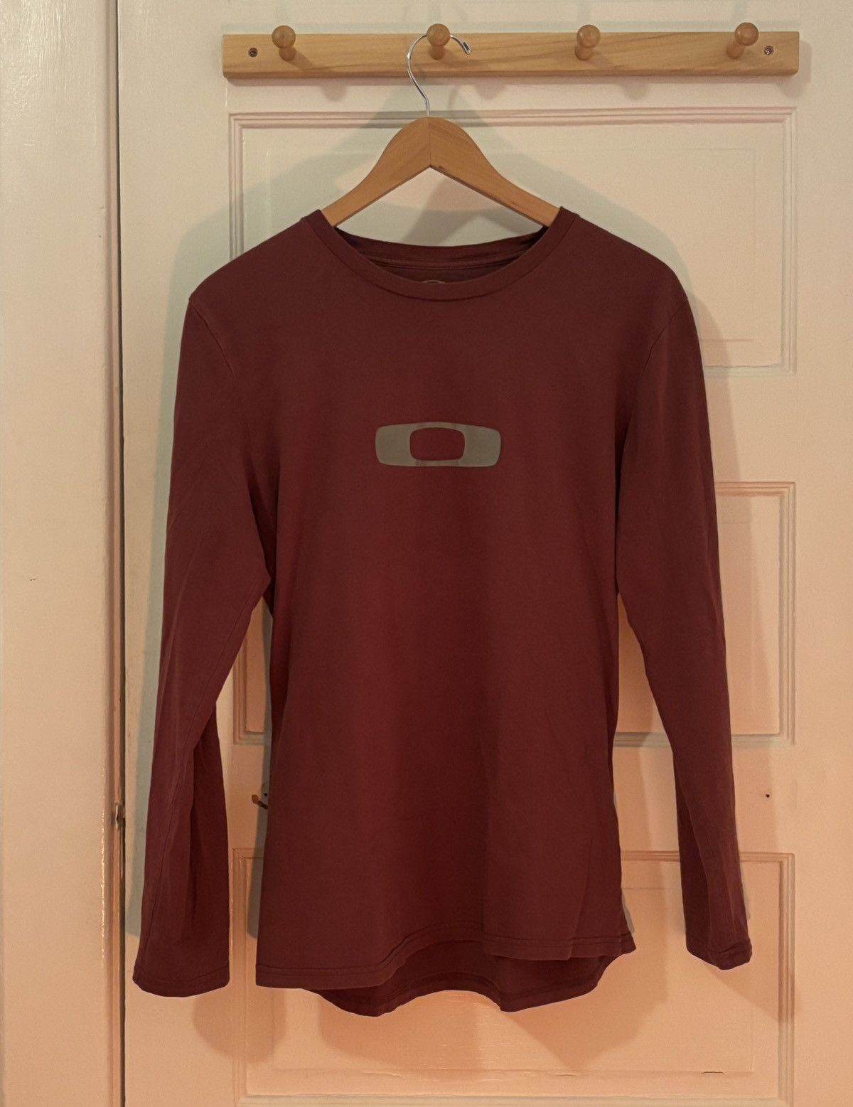Oakley Burgundy Oakley Long Sleeve T-shirt Size US M / EU 48-50 / 2 - 1 Thumbnail