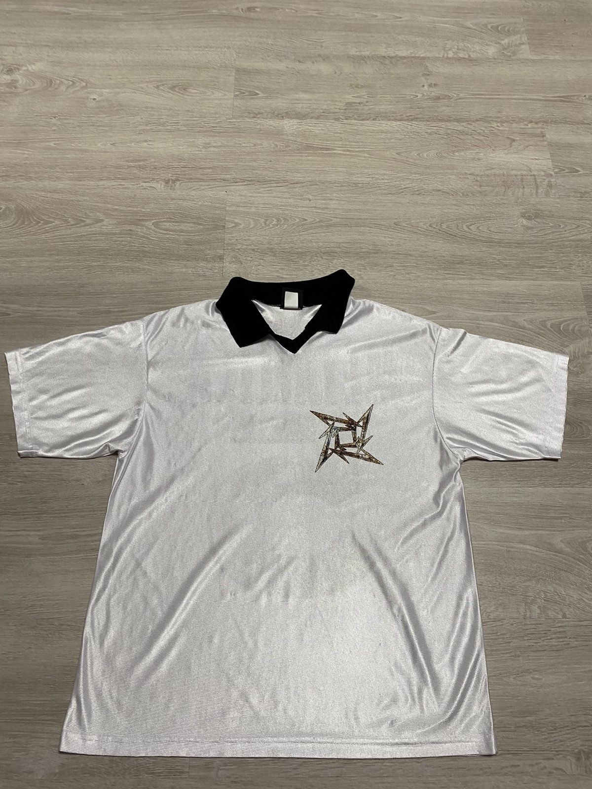 Metallica Vintage Metallica Jersey 1996 #5 Y2K Drill GIANT Size XL 90 Size US XL / EU 56 / 4 - 2 Thumbnail