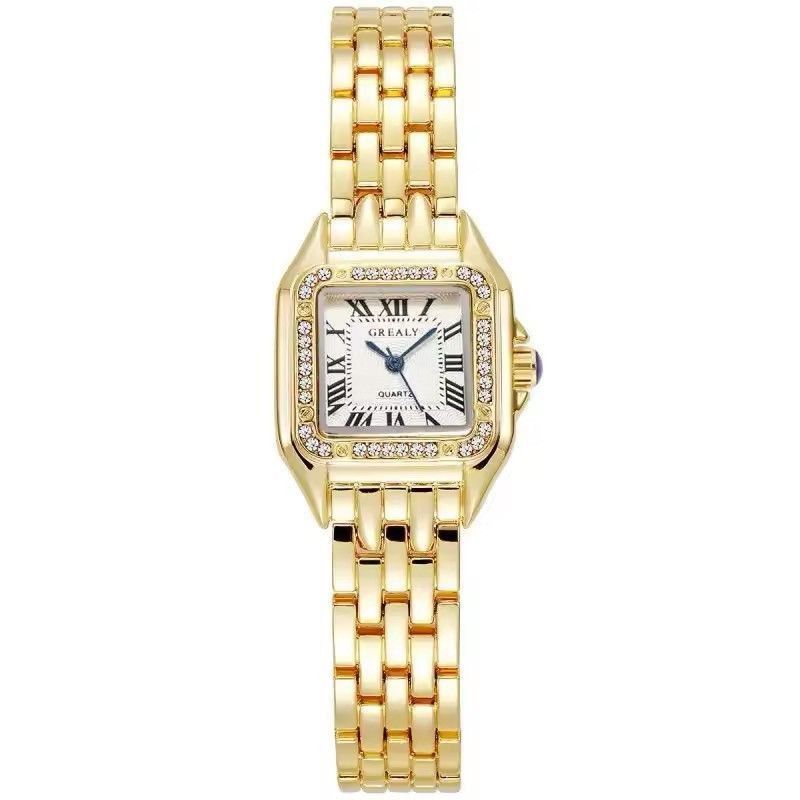 Other Retro Women's Square Watches Gold Size ONE SIZE - 1 Thumbnail