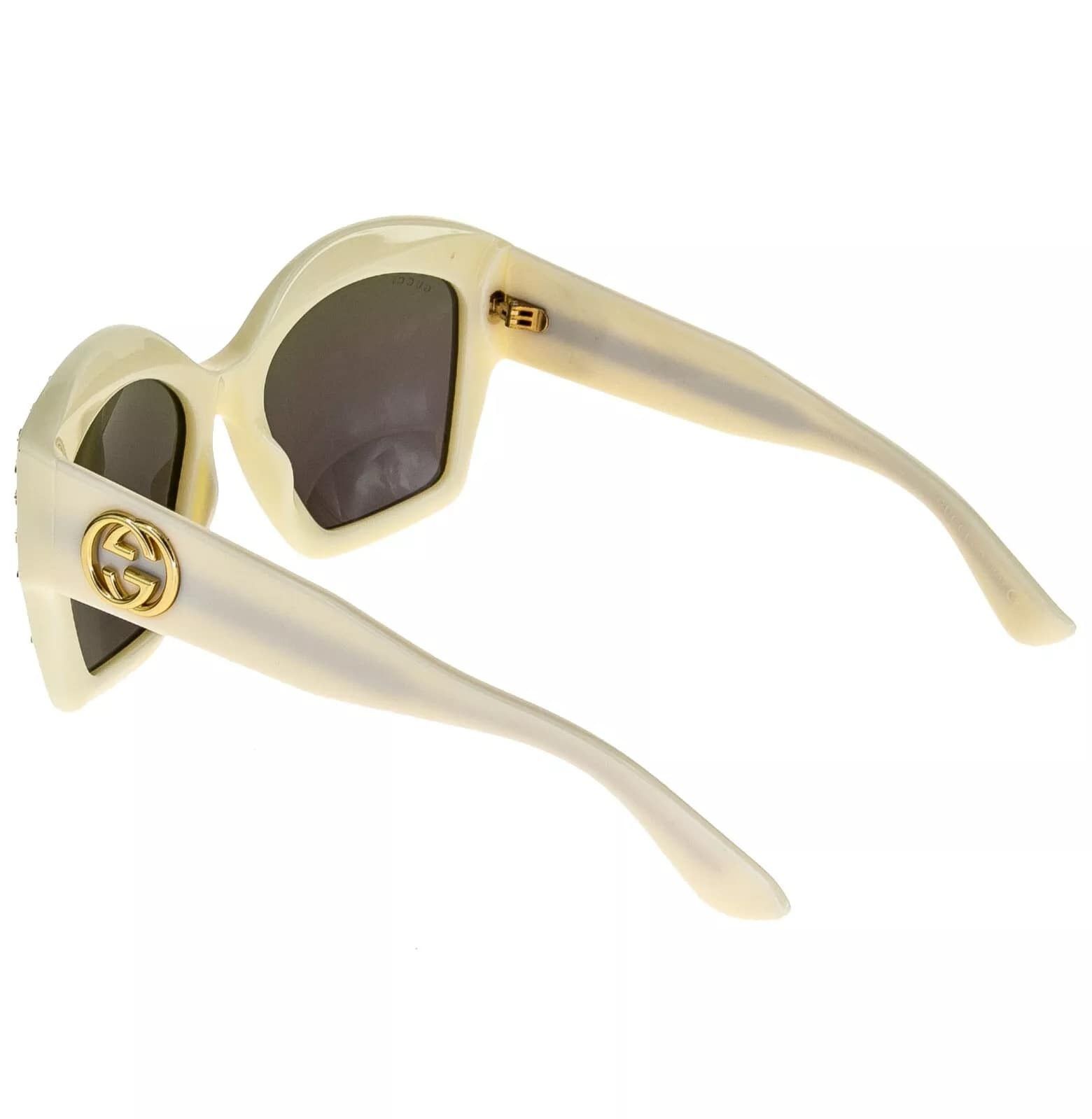 Gucci GUCCI Gold STAR Stud GG3870 Oversized Green Swift 3870 Size ONE SIZE - 2 Thumbnail