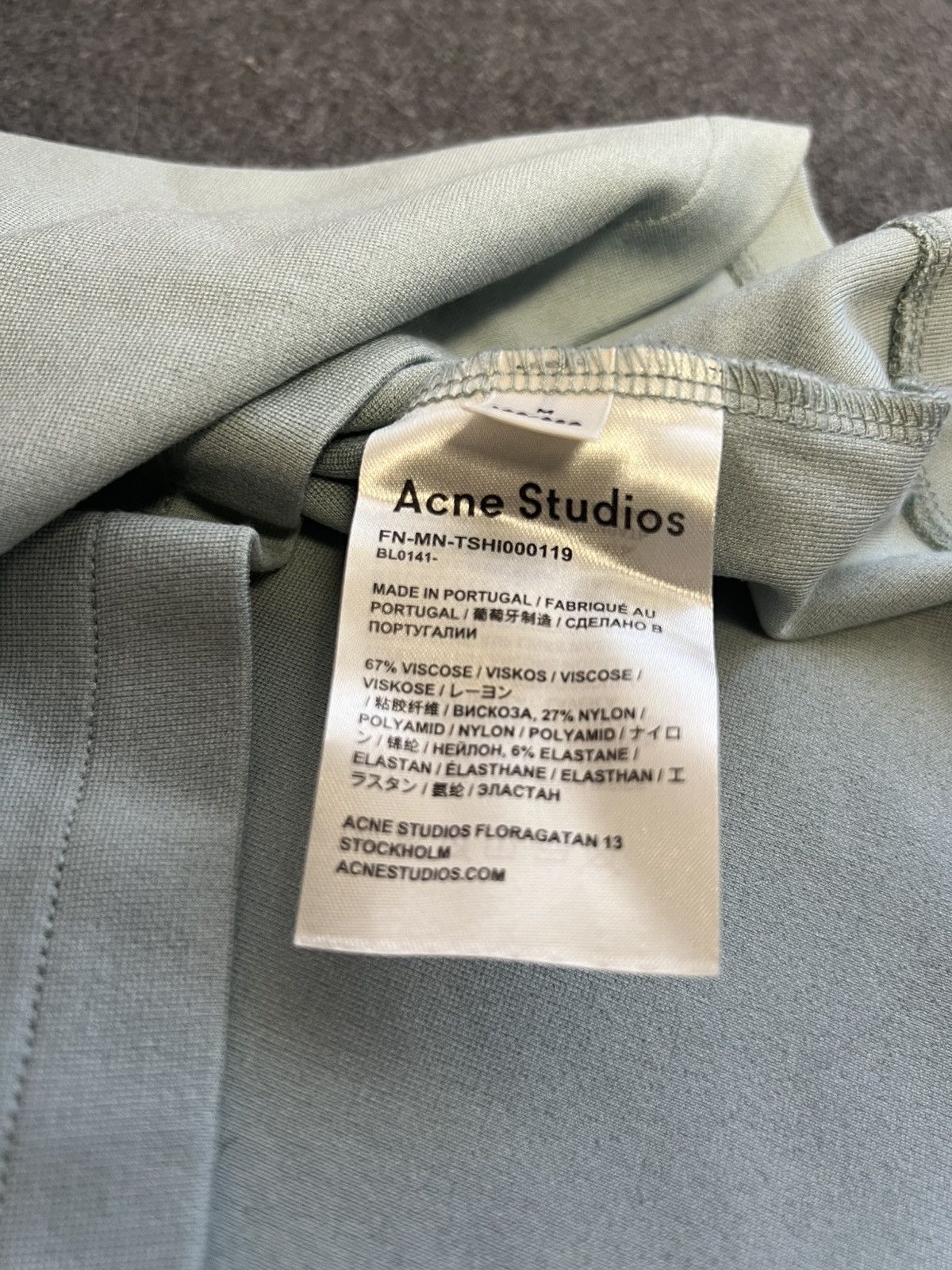 Acne Studios Men's t-shirt Acne Studios Size US M / EU 48-50 / 2 - 12 Thumbnail