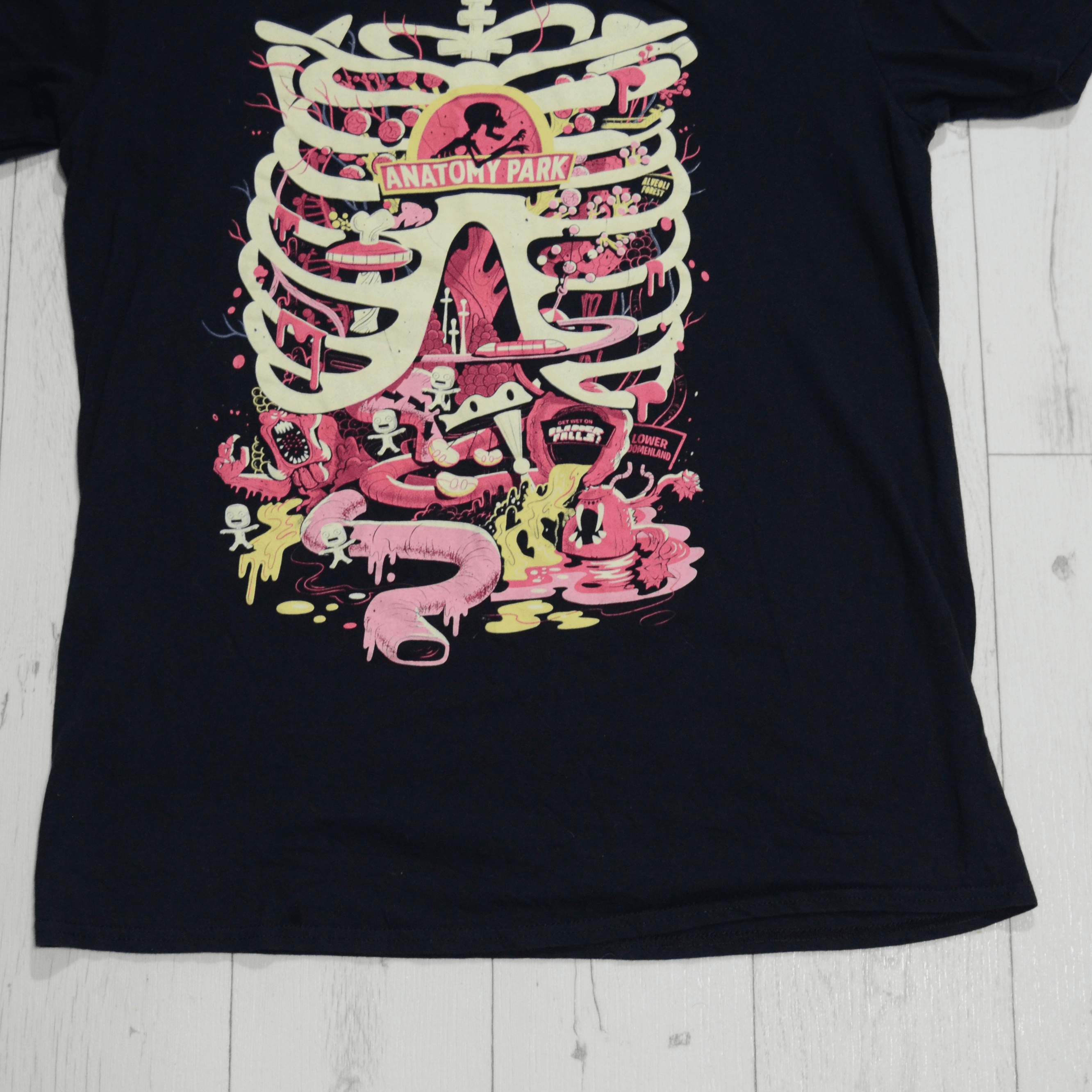 Band Tees Rick & Morty Anatomy Park Men's T-Shirt Official Merchandise Size US L / EU 52-54 / 3 - 3 Thumbnail