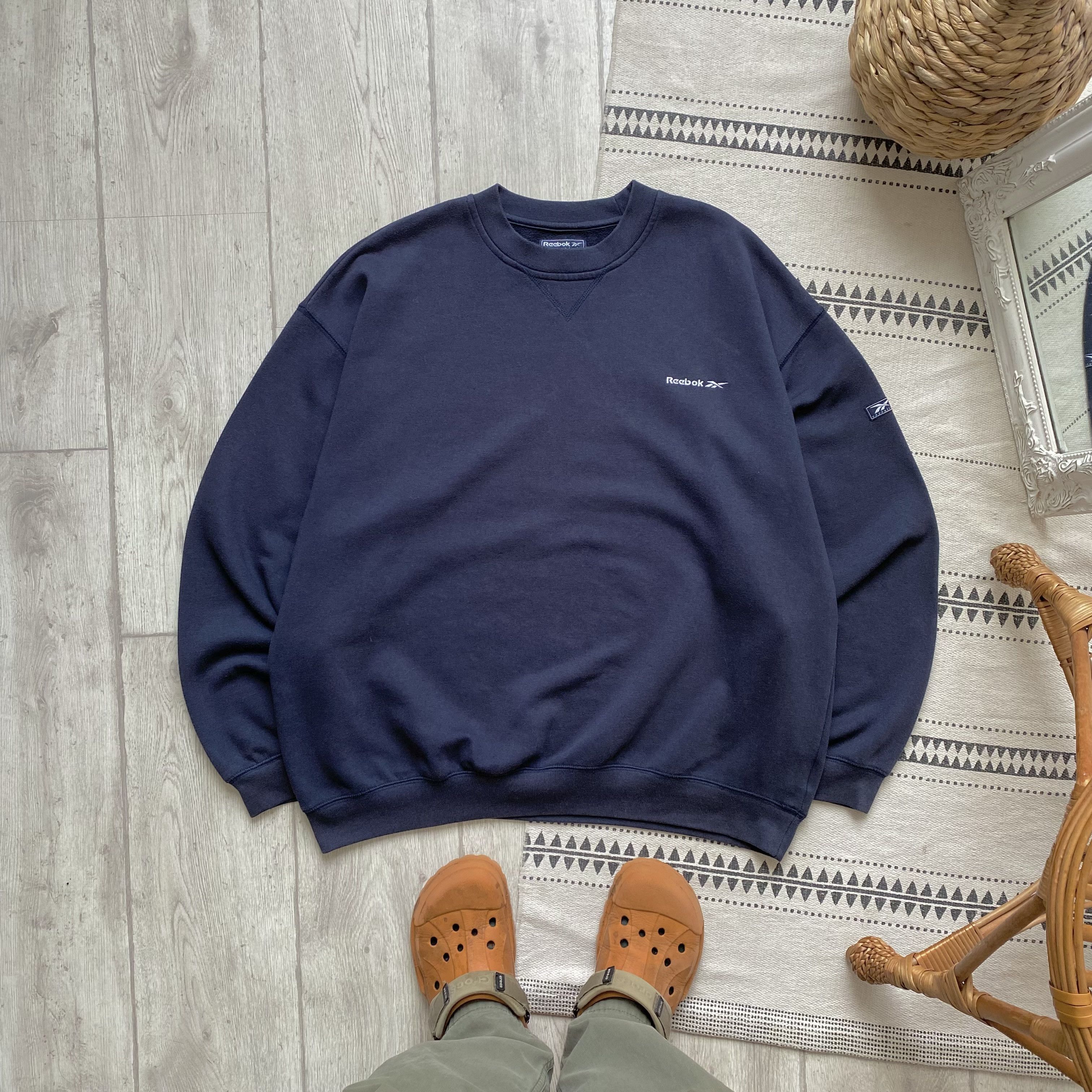 Reebok Vintage 90’s Reebok Essentials Crewneck Boxy Sweatshirt Size US XXL / EU 58 / 5 - 1 Thumbnail